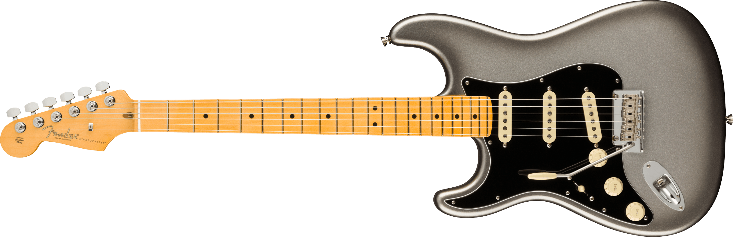 Fender® American Professional II Stratocaster® Left-Hand, Maple Fingerboard, Mercury