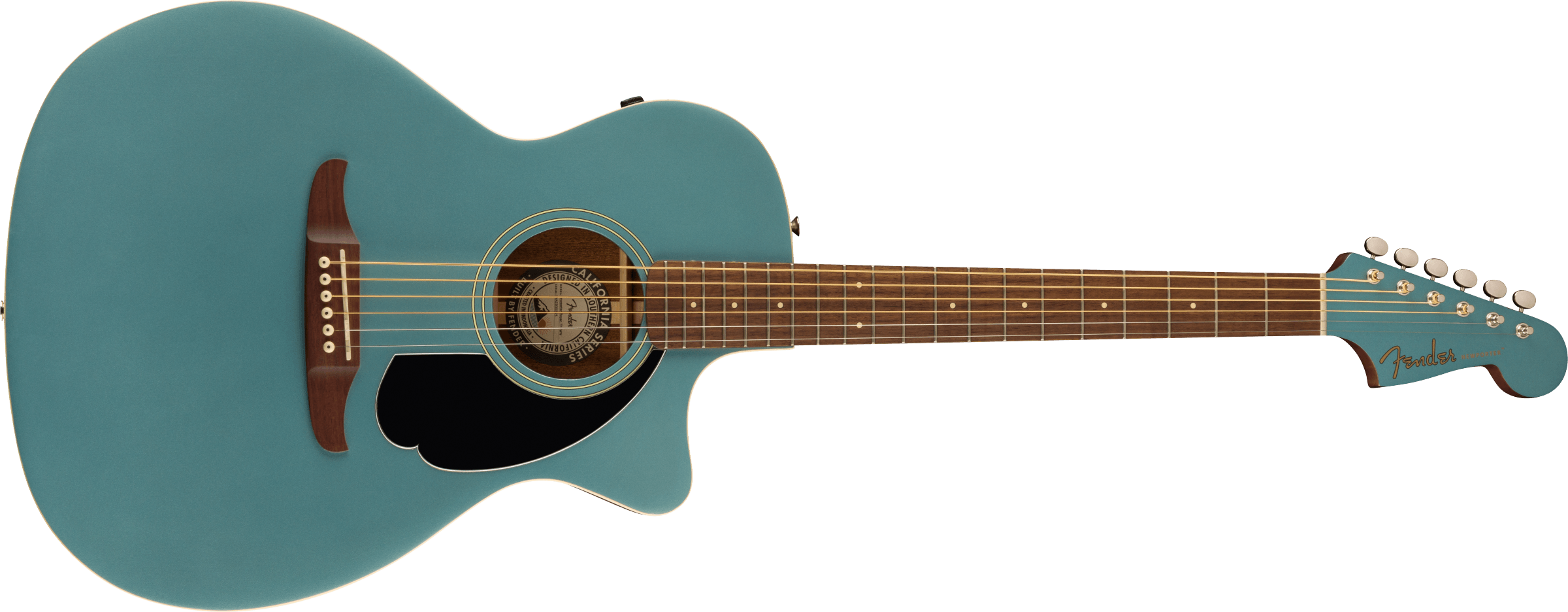 Fender® Newporter Player, Walnut Fingerboard, Black Pickguard, Tidepool