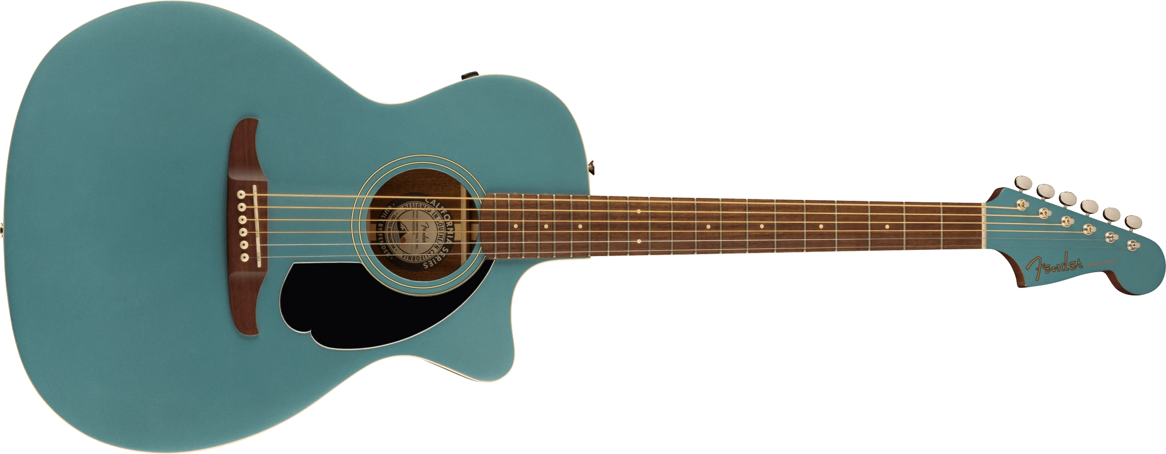 Fender® Newporter Player, Walnut Fingerboard, Black Pickguard, Tidepool