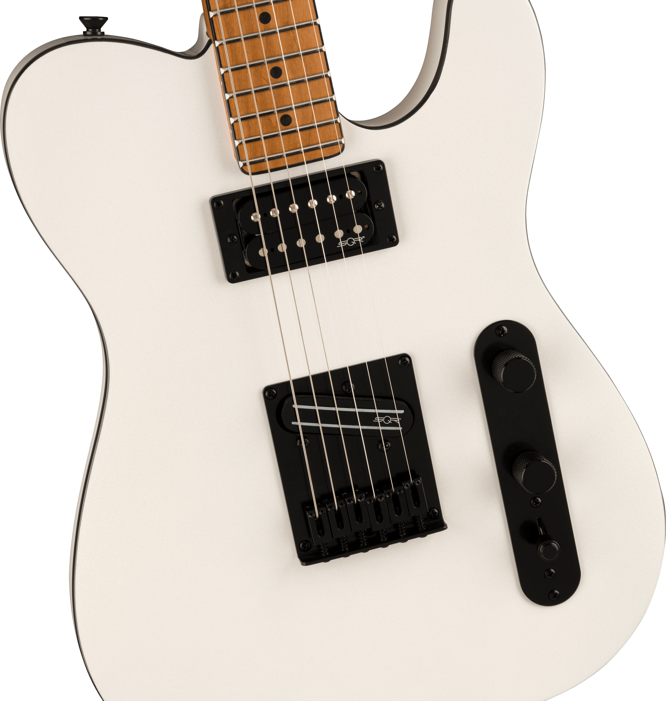 Squier® Contemporary Telecaster® RH, Roasted Maple Fingerboard, Pearl White