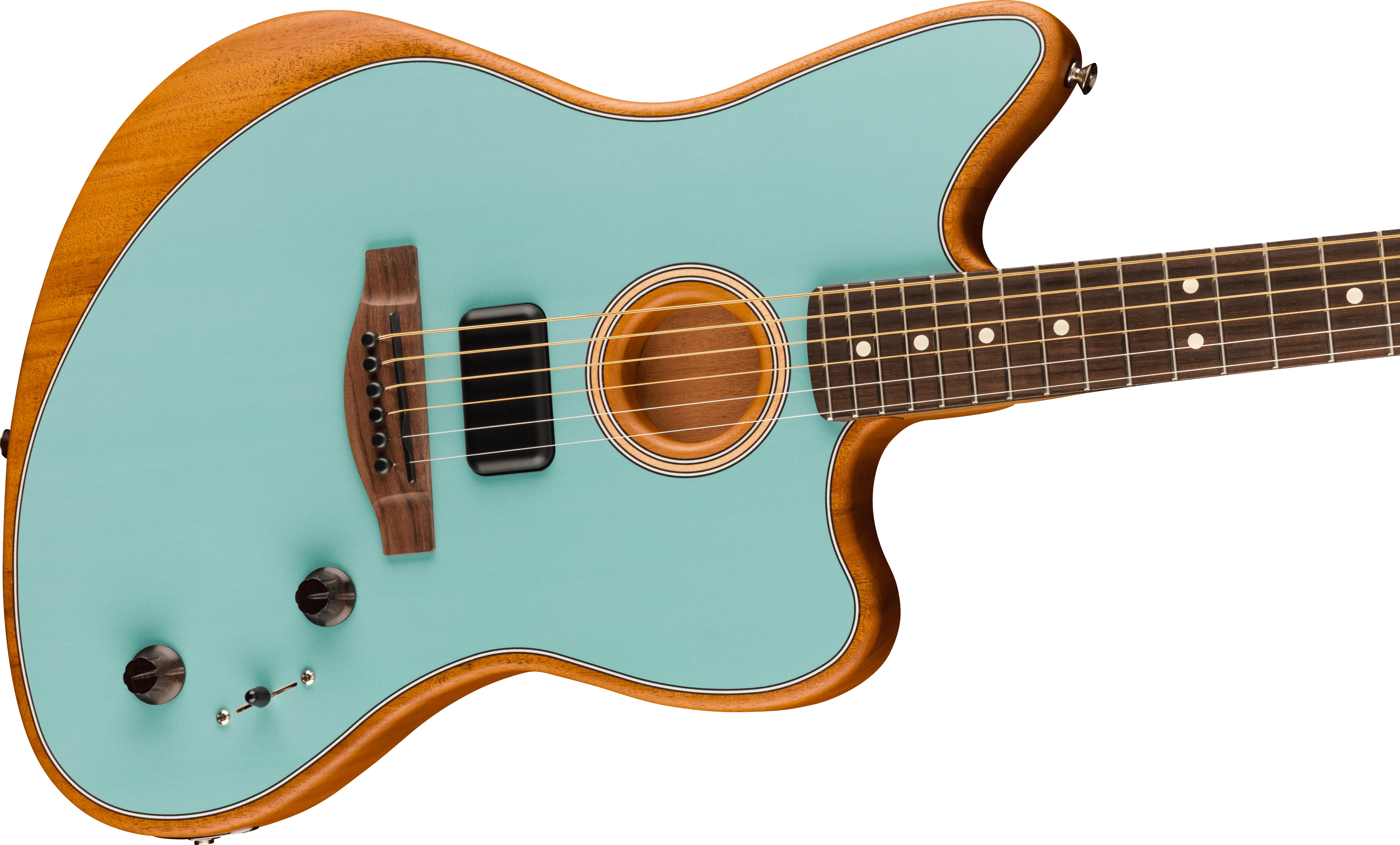 Fender® Acoustasonic® Player Jazzmaster®, Rosewood Fingerboard, Ice Blue