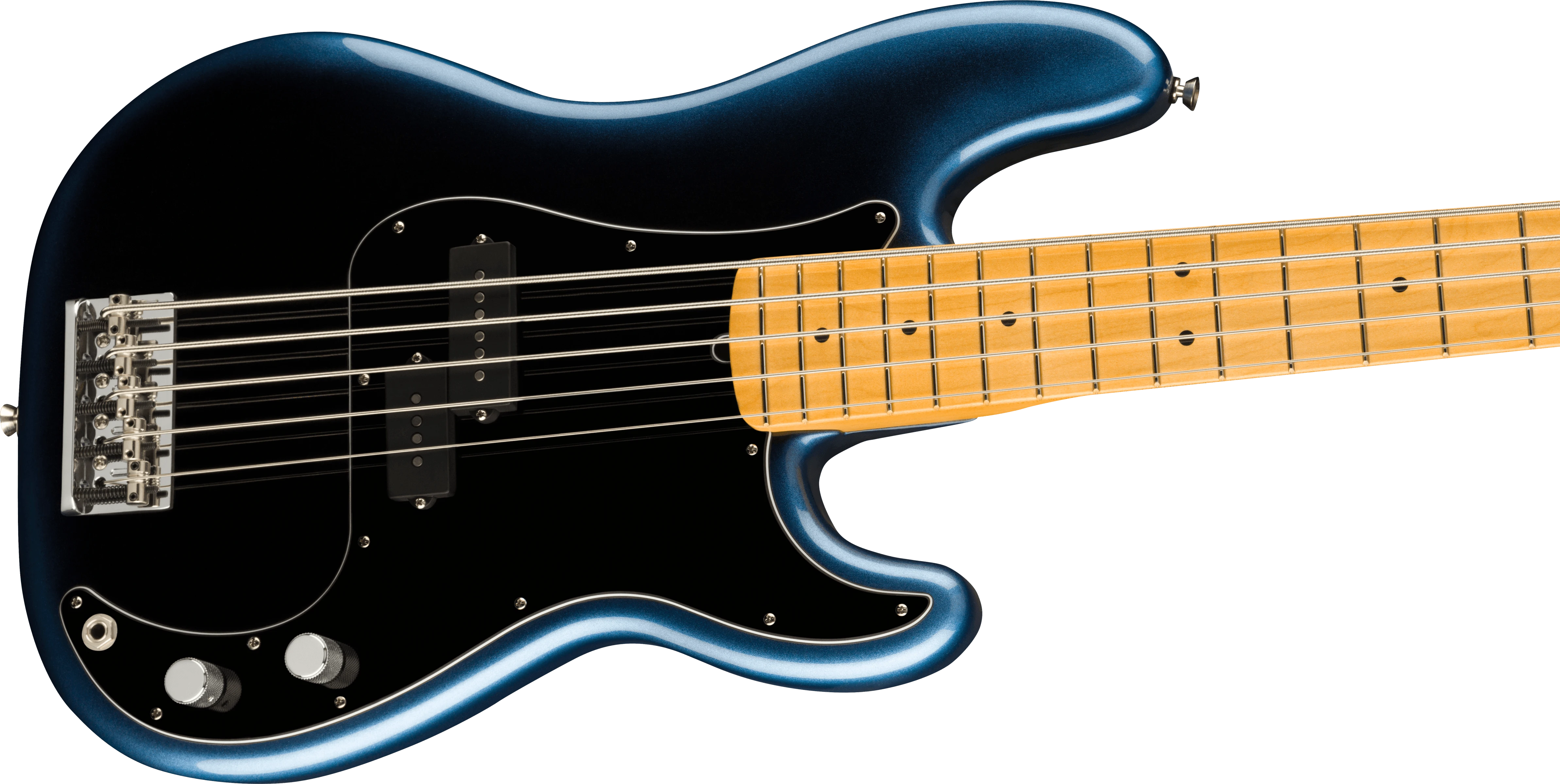 Fender® American Professional II Precision Bass® V, Maple Fingerboard, Dark Night