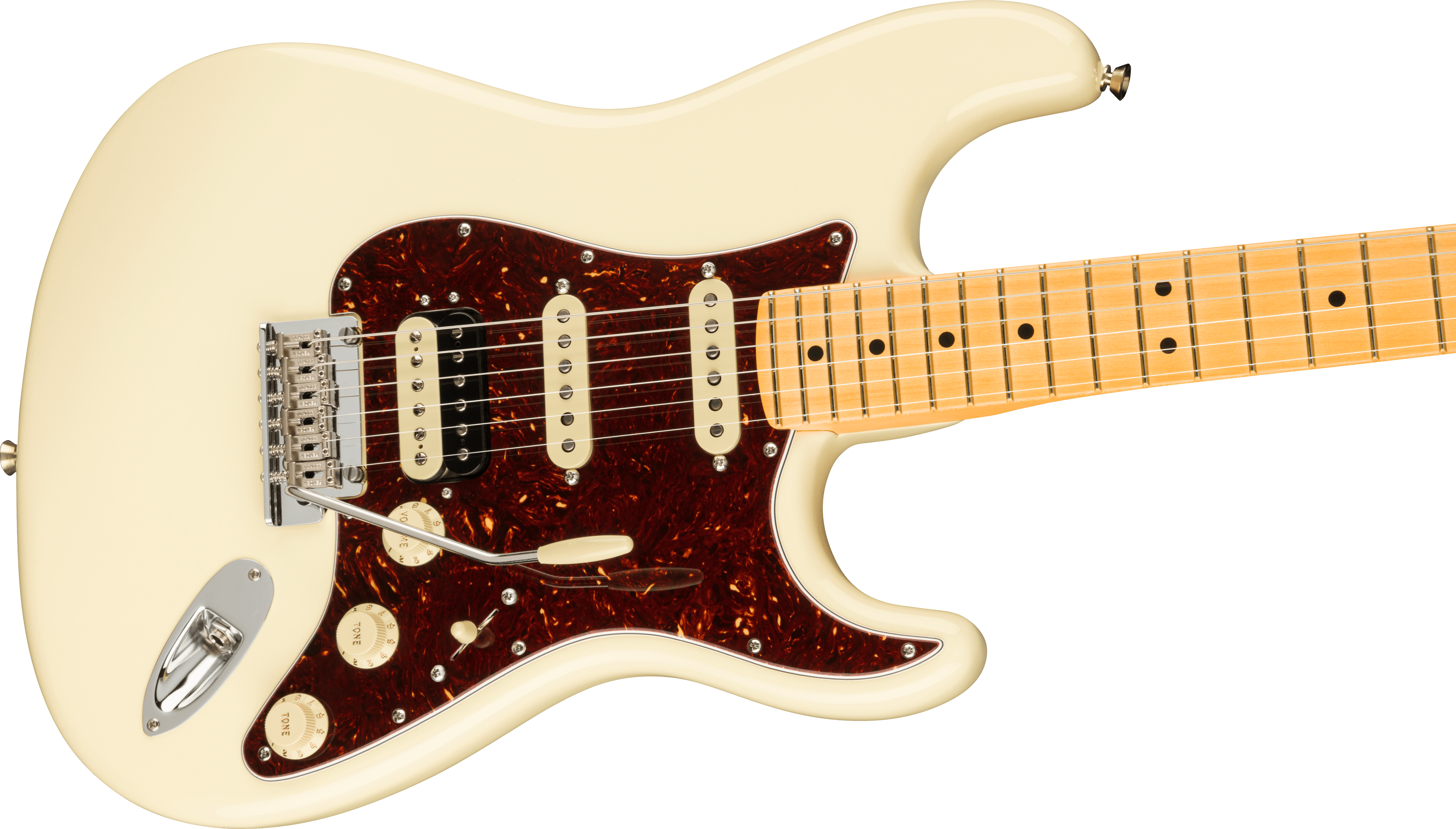 Fender® American Professional II Stratocaster® HSS, Maple Fingerboard, Olympic White