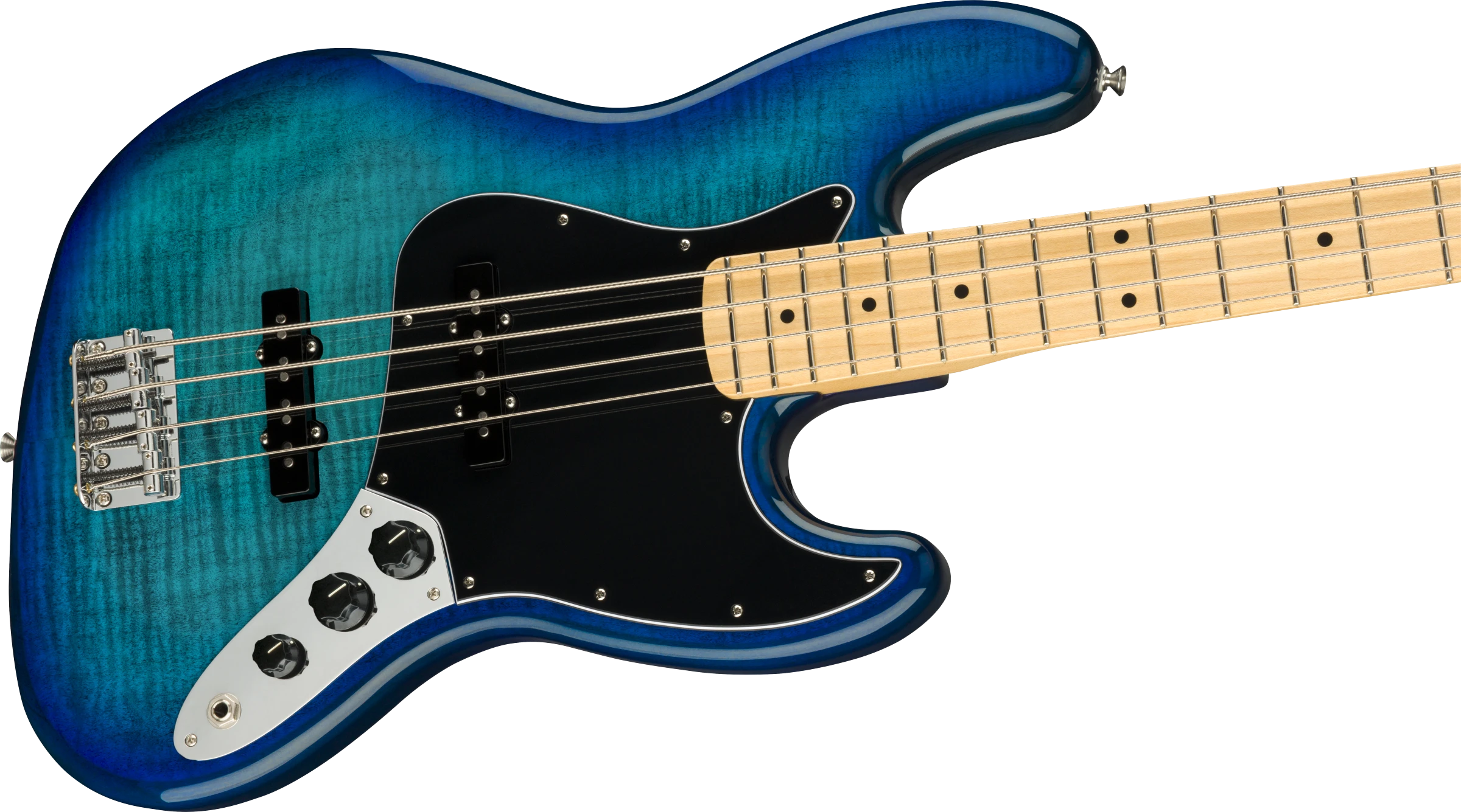 Fender® Player Jazz Bass® Plus Top, Maple Fingerboard, Blue Burst
