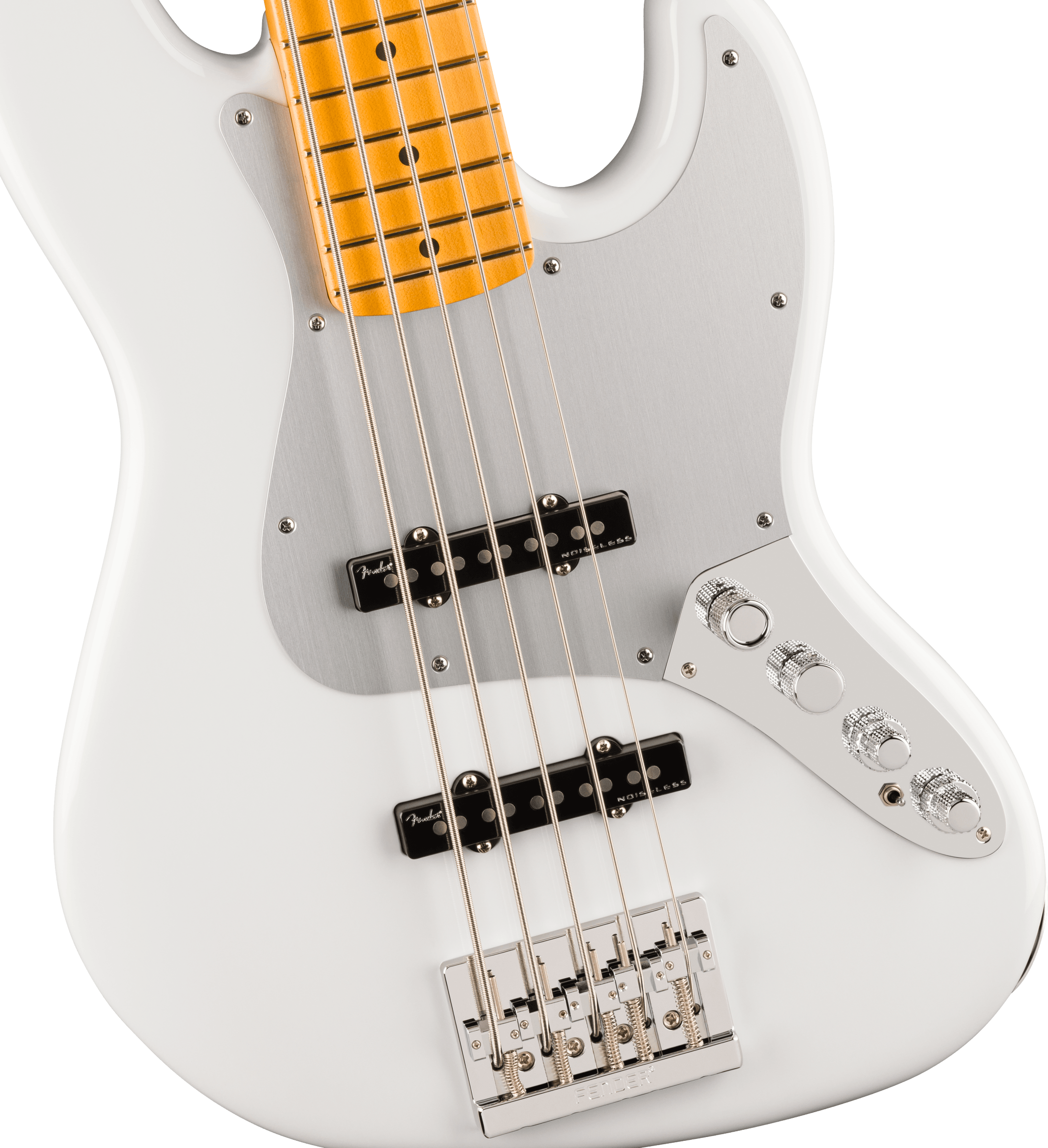 Fender® American Ultra II Jazz Bass® V, Maple Fingerboard, Avalanche