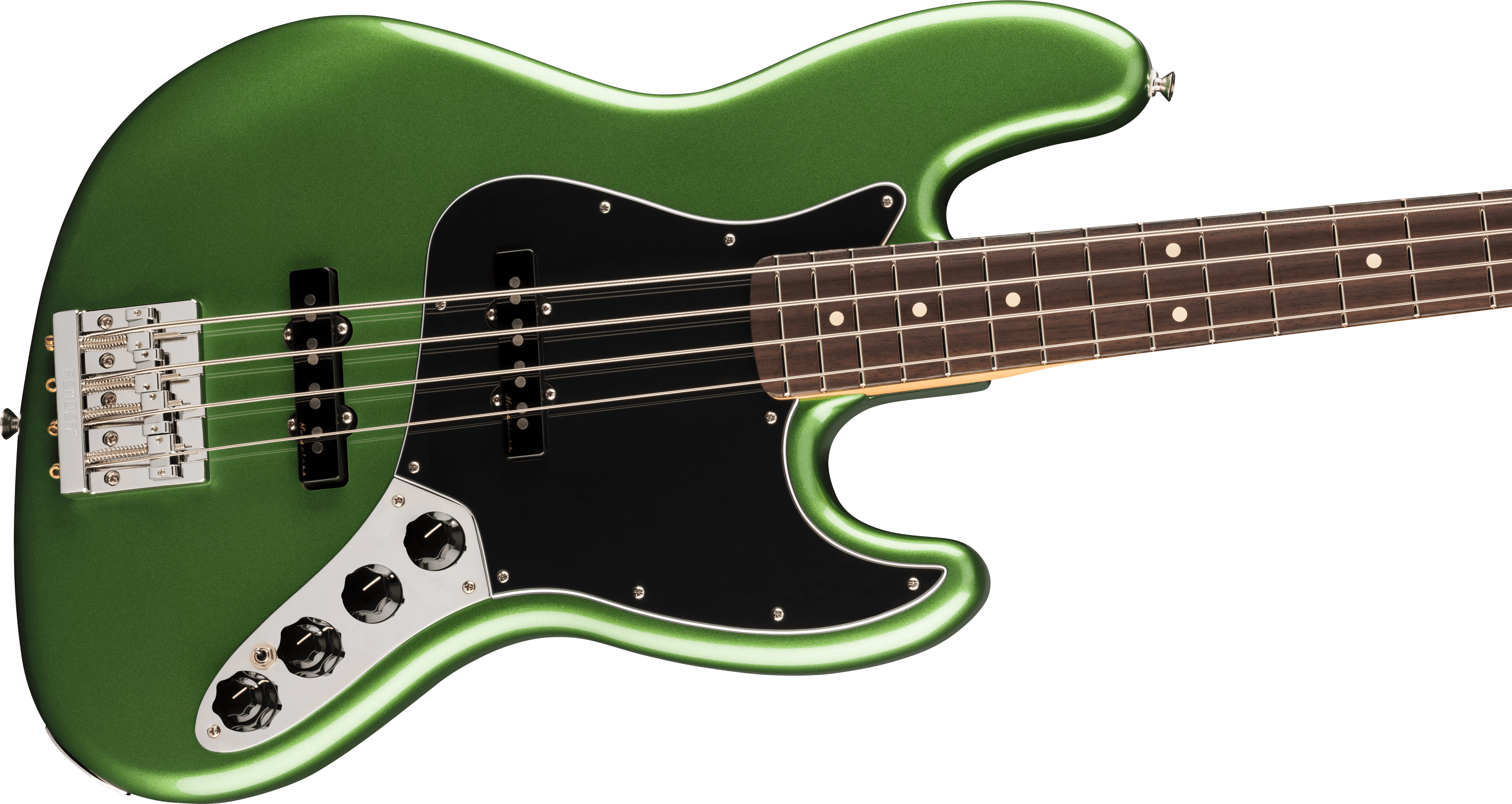 Fender® Player II Modified Active Jazz Bass®, Rosewood Fingerboard, Harvest Green Metallic