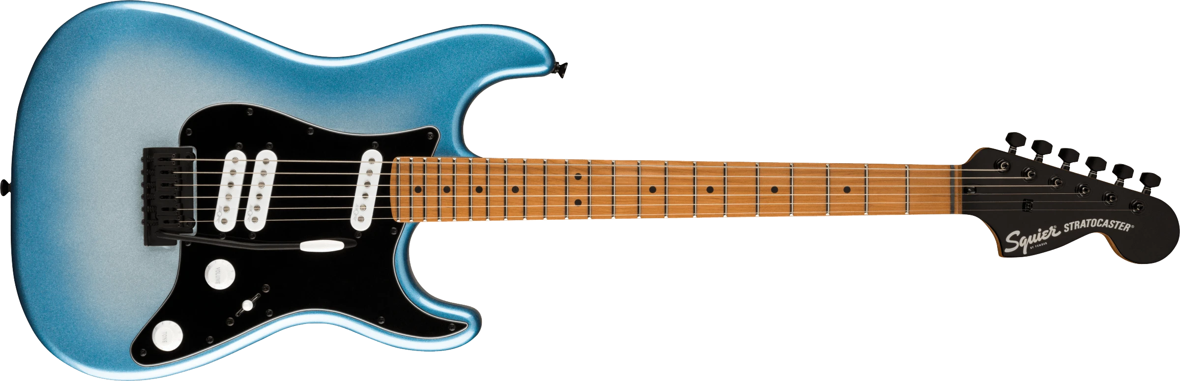 Squier® Contemporary Stratocaster® Special, Roasted Maple Fingerboard, Black Pickguard, Sky Burst Metallic