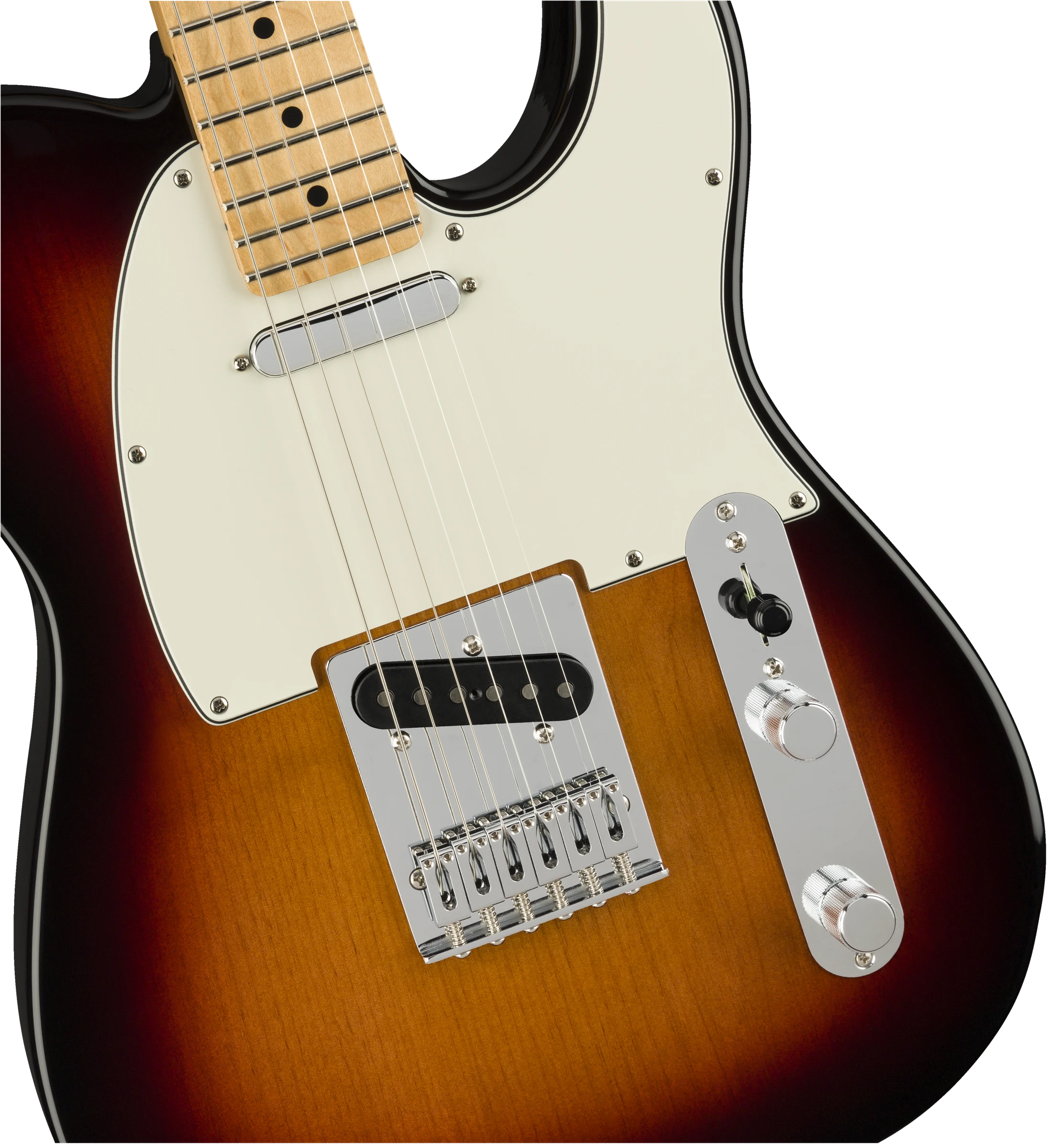 Fender® Player Telecaster®, Maple Fingerboard, 3-Color Sunburst