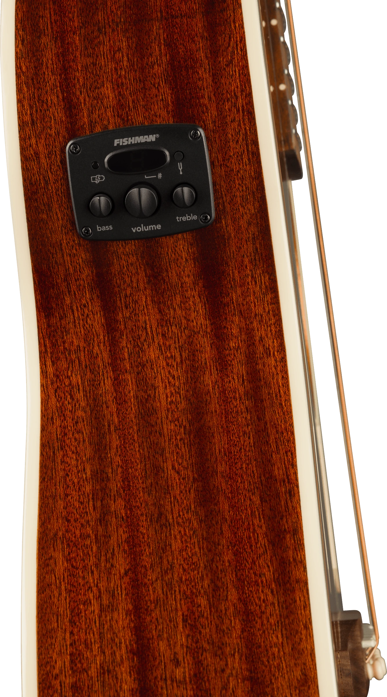Fender® California Deluxe Monterey™ E, Ivory Pickguard, Aztec Gold