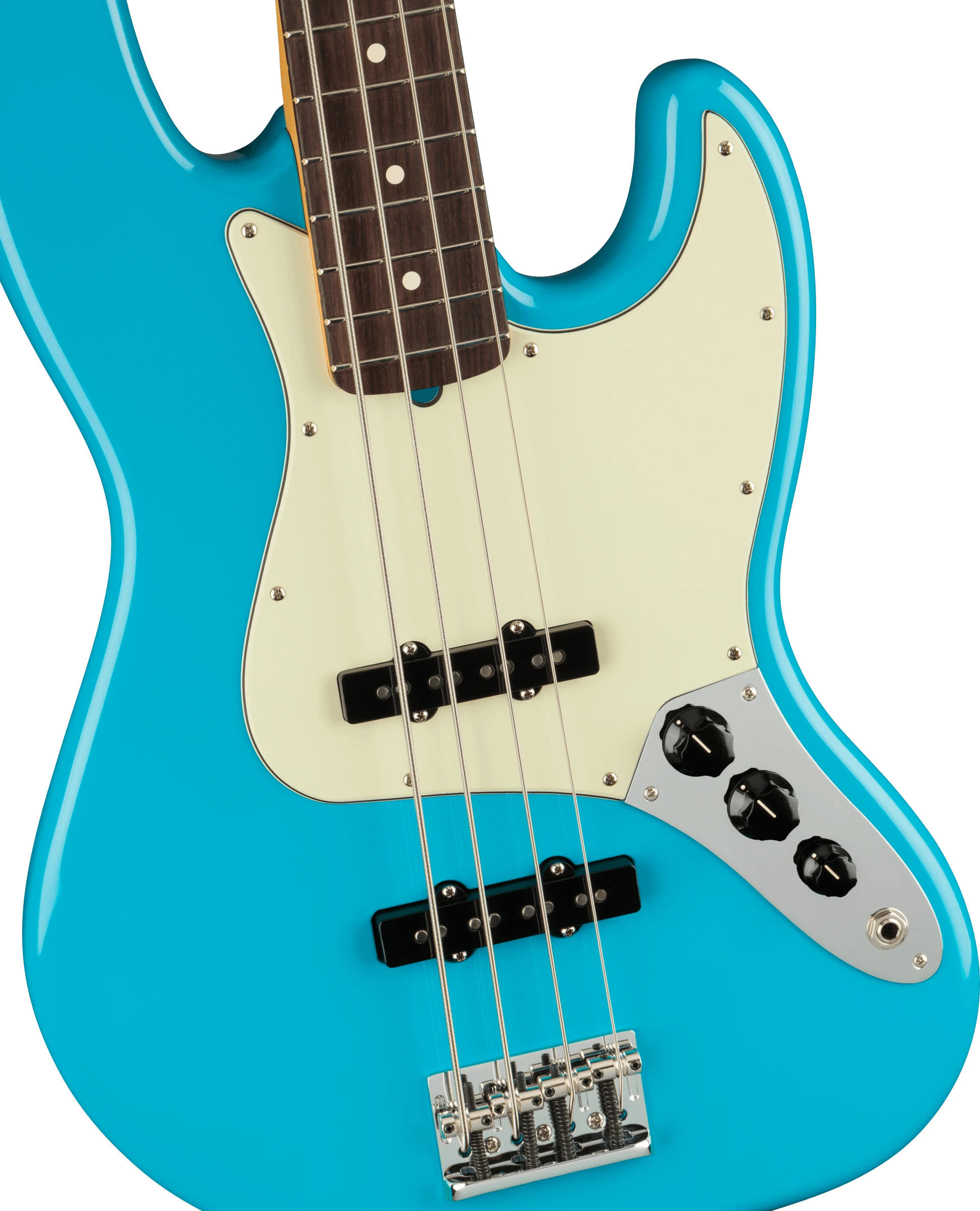 Fender® American Professional II Jazz Bass®, Rosewood Fingerboard, Miami Blue