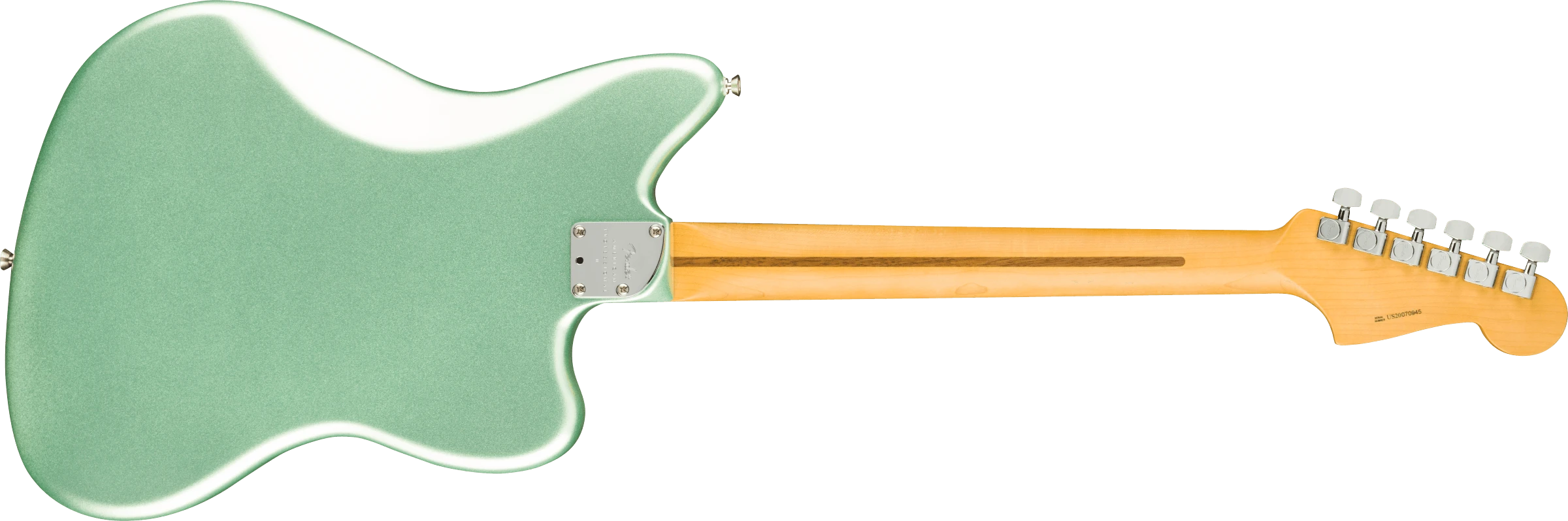 Fender® American Professional II Jazzmaster® Left-Hand, Maple Fingerboard, Mystic Surf Green