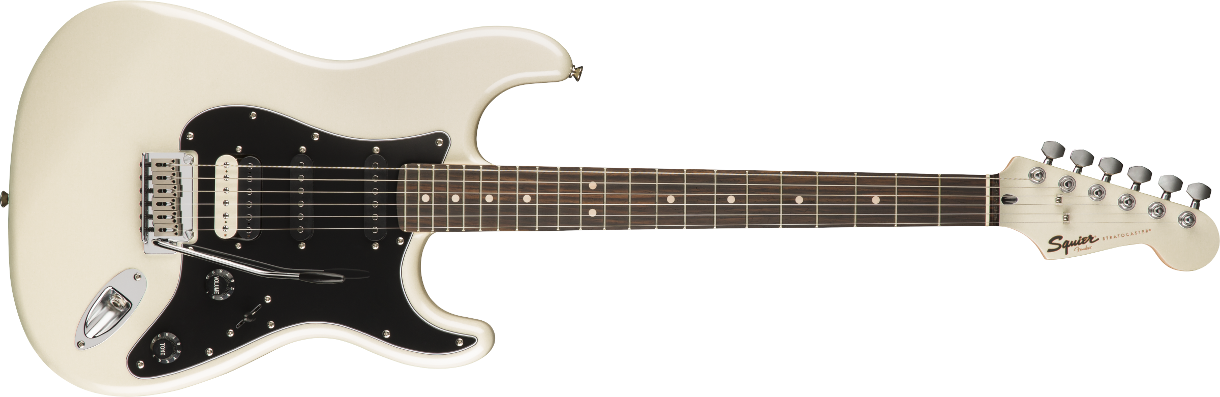 Squier® Contemporary Stratocaster® HSS, Laurel Fingerboard, Pearl White
