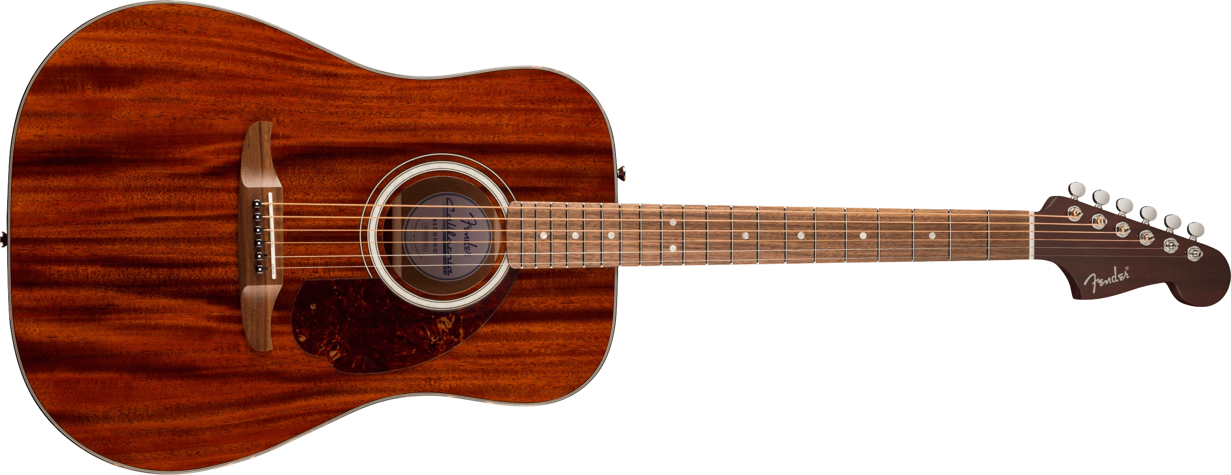 Fender® California Deluxe Redondo™ Mahogany, Walnut Fingerboard, Natural