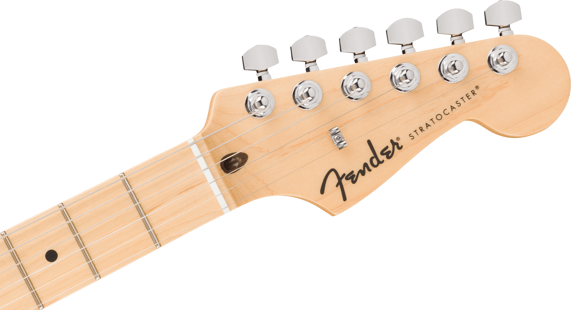 Fender® Standard Stratocaster®, Maple Fingerboard, Black Pickguard, Black