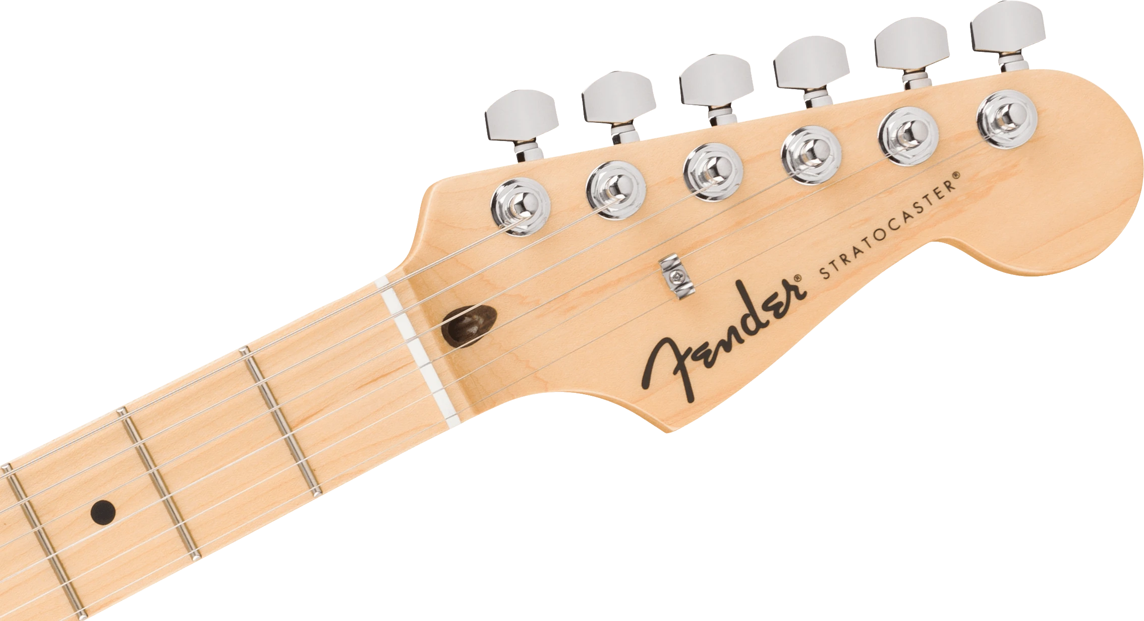 Fender® Standard Stratocaster®, Maple Fingerboard, Black Pickguard, Black