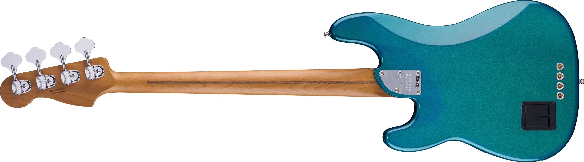 Fender® Limited Edition American Ultra II Precision Bass®, Roasted Maple Fingerboard, Aurora