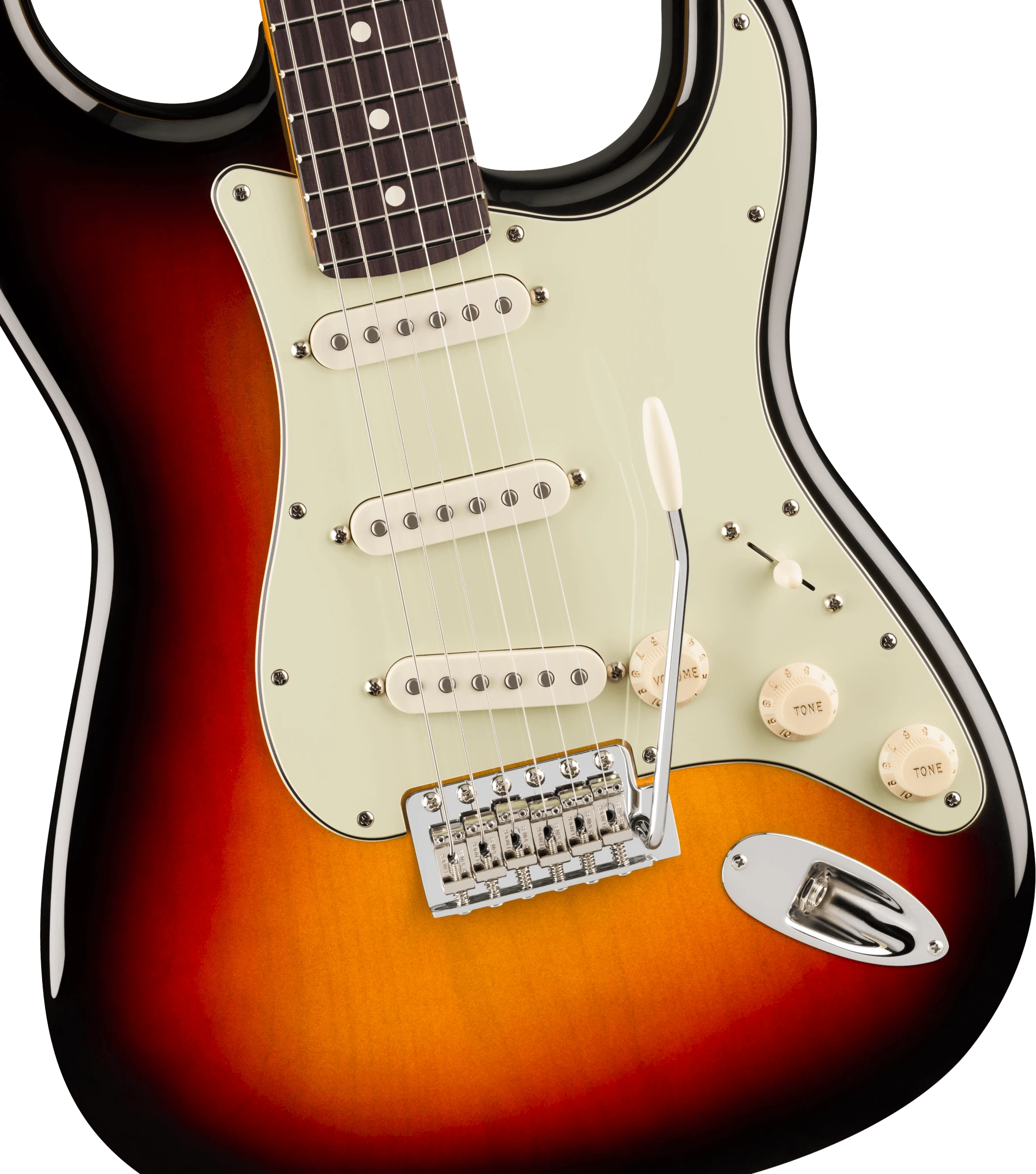 Fender® Limited Edition American Professional Classic Stratocaster® featuring the Fender® Silent System™, Rosewood Fingerboard, 3-Color Sunburst