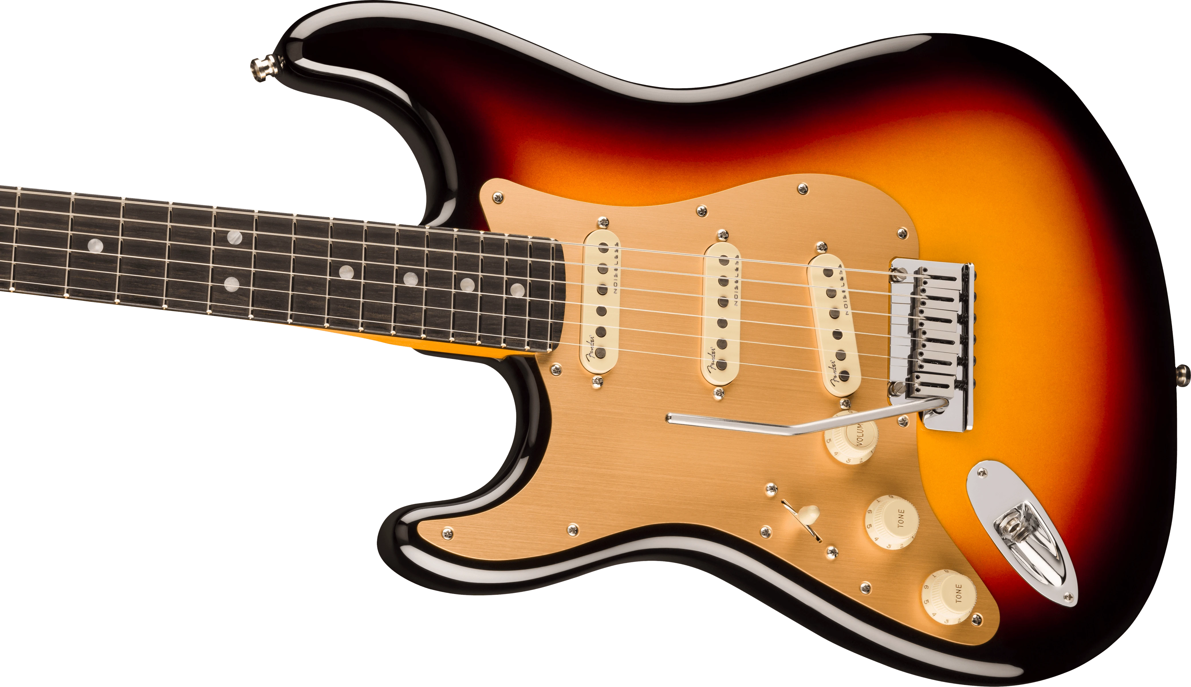 Fender® American Ultra II Stratocaster® Left-Hand, Ebony Fingerboard,  Ultraburst