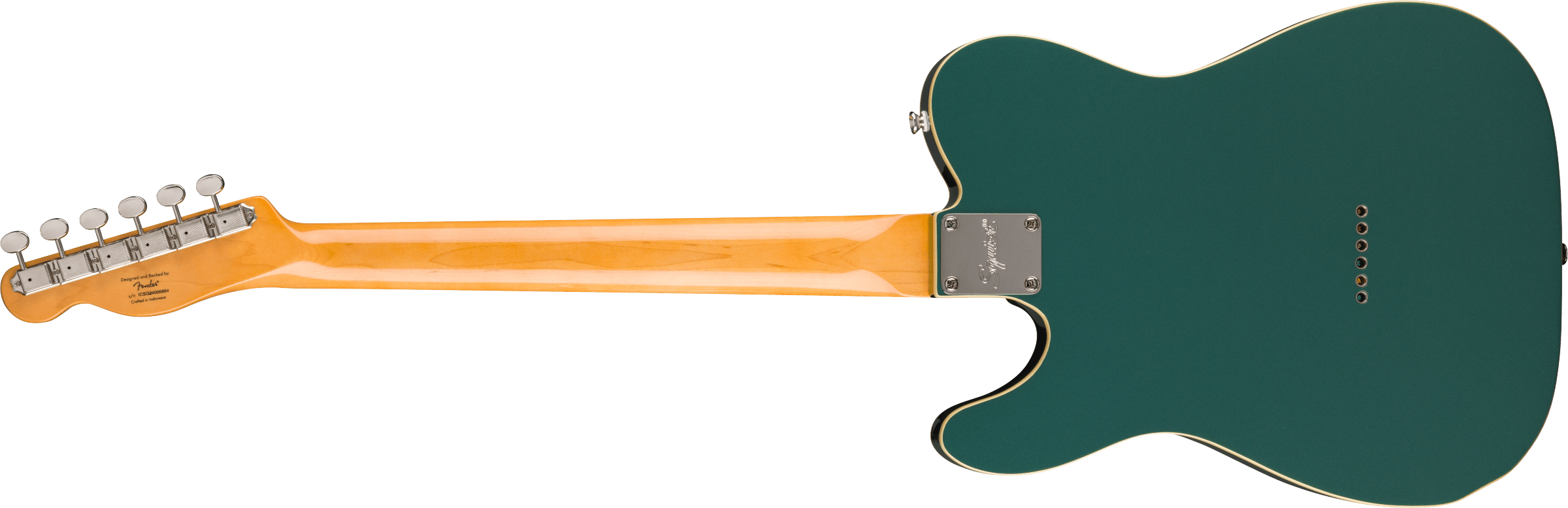 Squier® Classic Vibe™ Custom Esquire®, Laurel Fingerboard, Parchment Pickguard, Sherwood Green