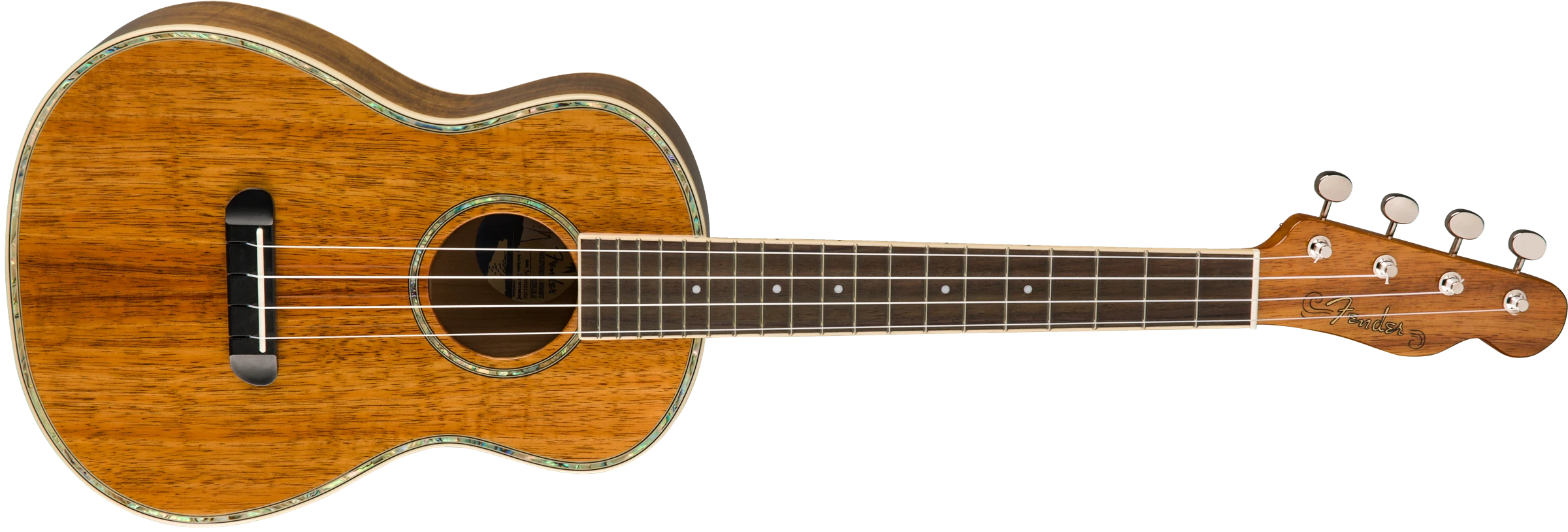 Fender® Montecito Tenor Ukulele, Walnut Fingerboard, Natural