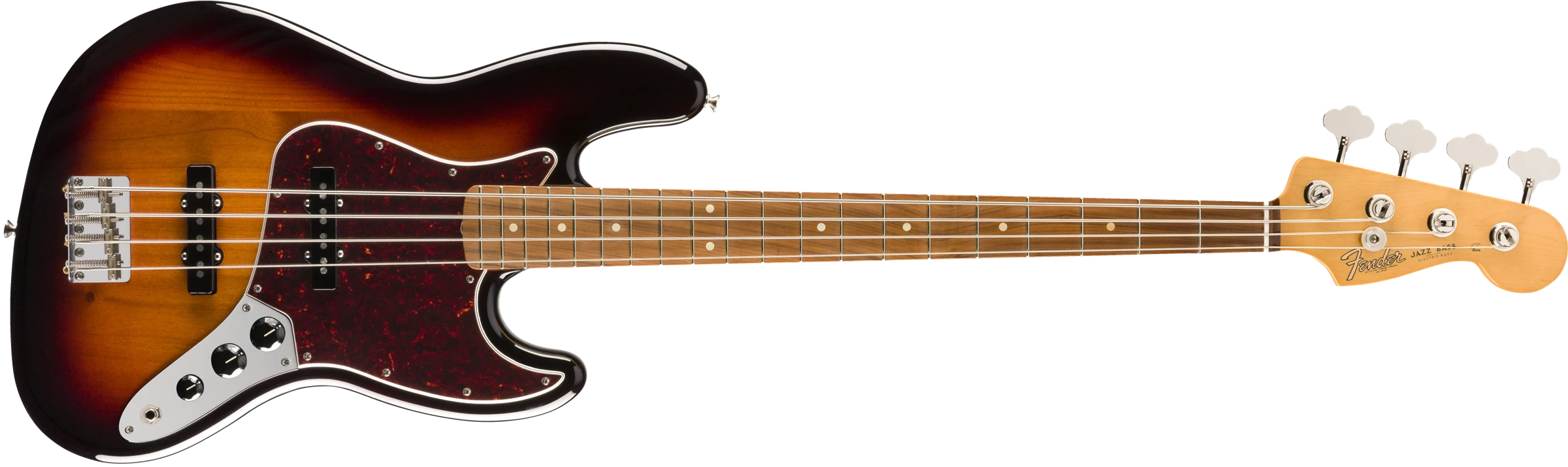 Fender® Vintera® '60s Jazz Bass®, Pau Ferro Fingerboard, 3-Color Sunburst