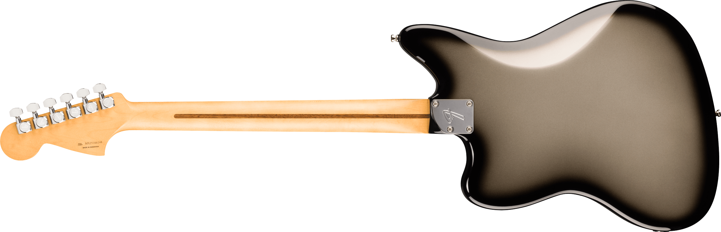 Fender® Limited Edition Player Fusion Jaguar® Baritone, Ebony Fingerboard, Silverburst