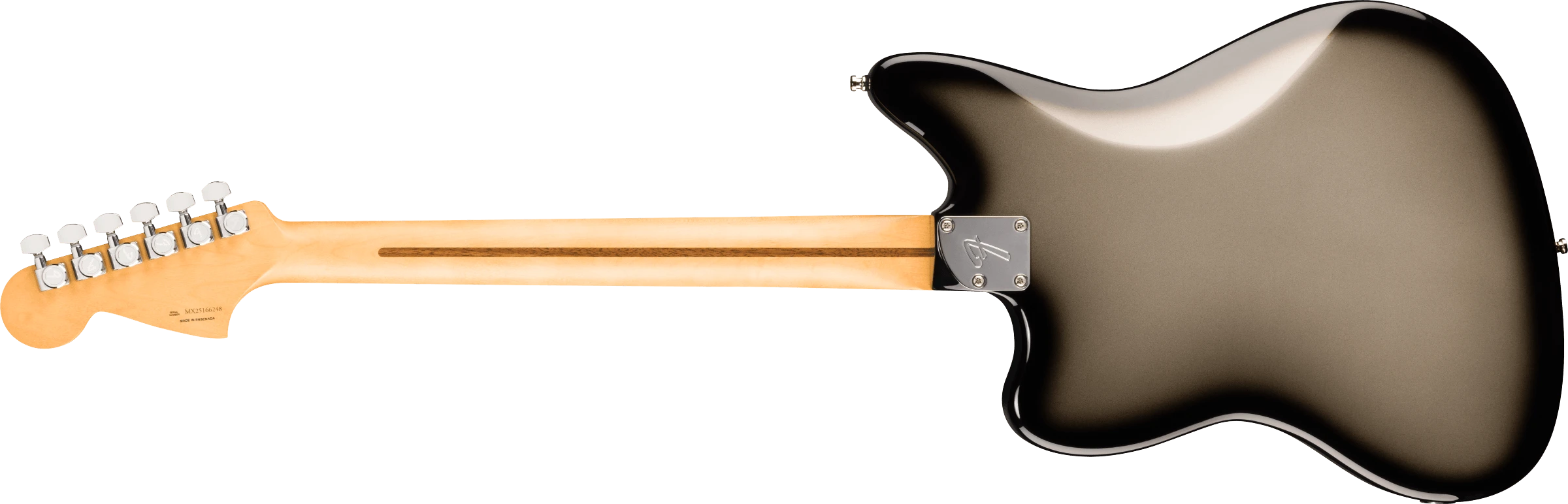 Fender® Limited Edition Player Fusion Jaguar® Baritone, Ebony Fingerboard, Silverburst