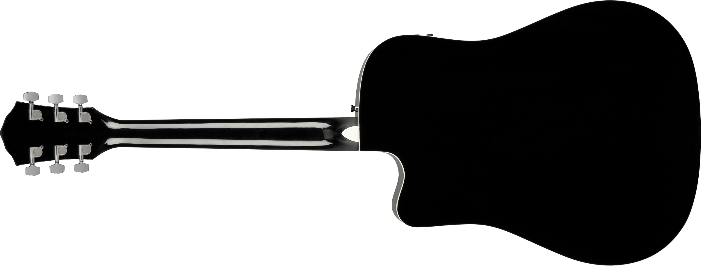 Fender® FA-125CE Dreadnought, Walnut Fingerboard, Black