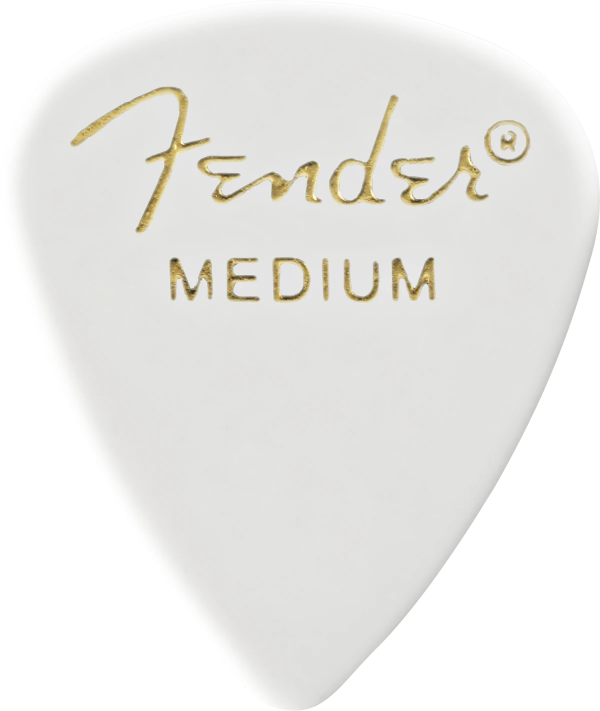 Fender® Classic Celluloid, White, 351 Shape, Medium, 12 Count