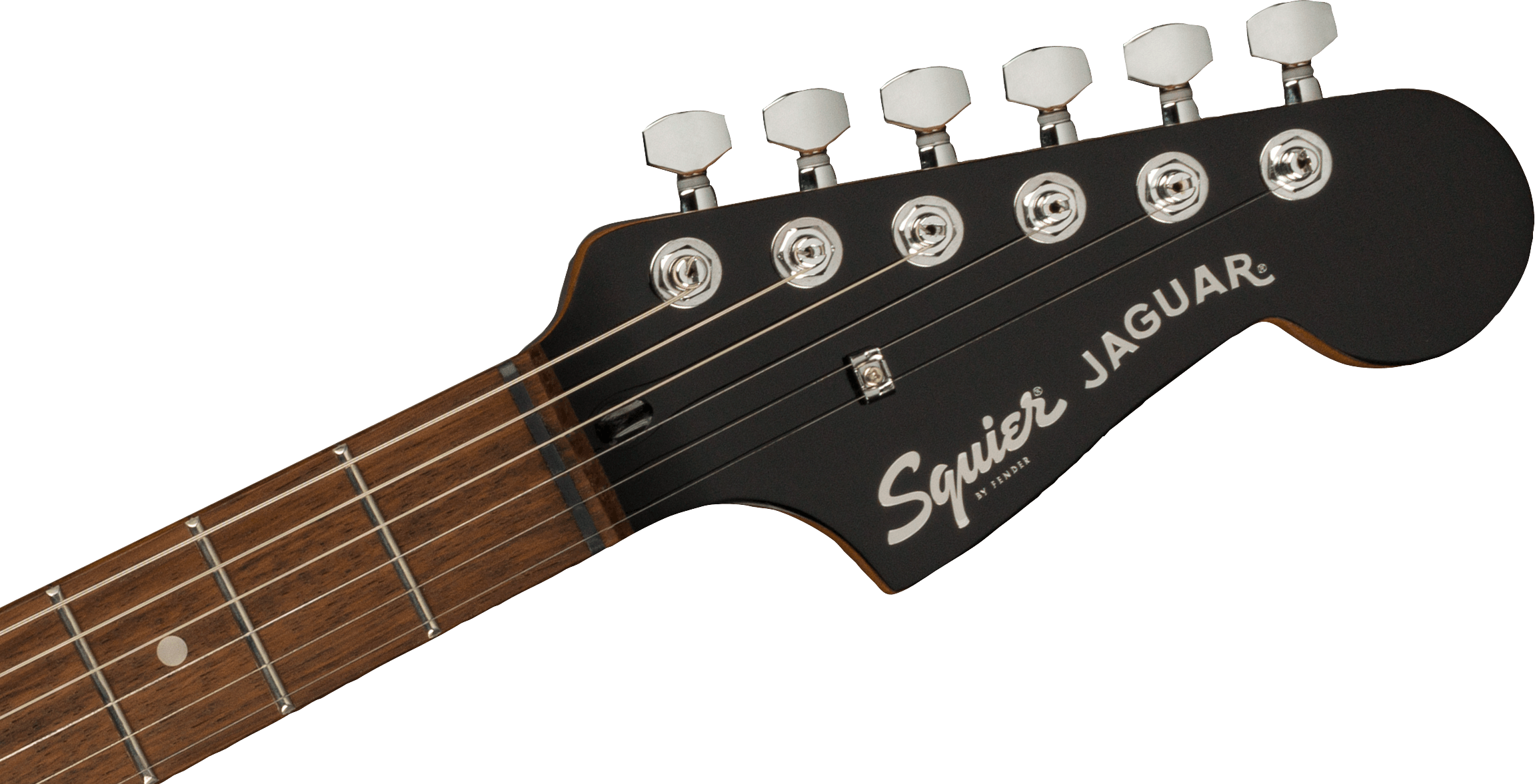 Squier® FSR Contemporary Jaguar® HH ST, Laurel Fingerboard, Black Pickguard, Lake Placid Blue