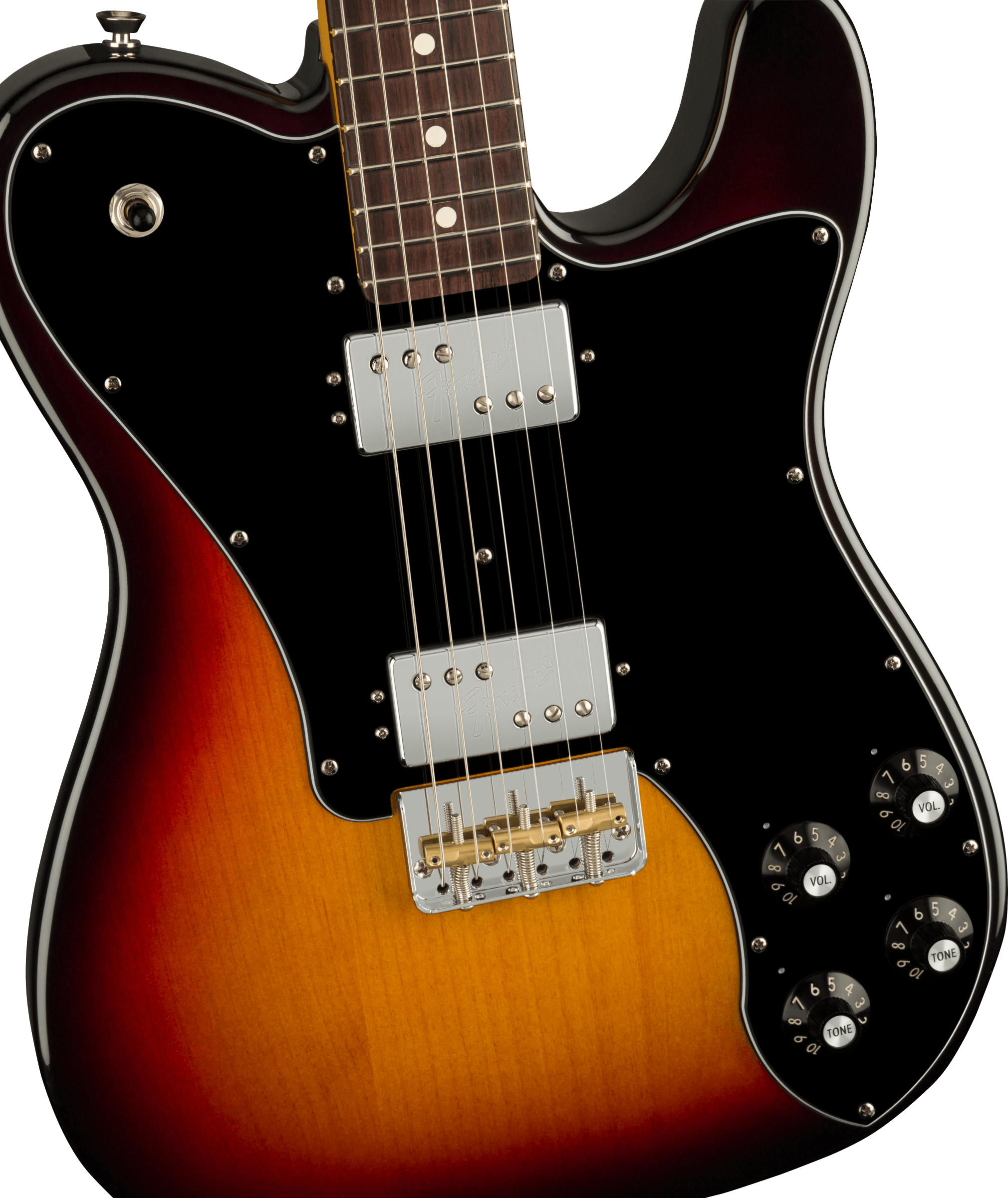 Fender® American Professional II Telecaster® Deluxe, Rosewood Fingerboard, 3-Color Sunburst