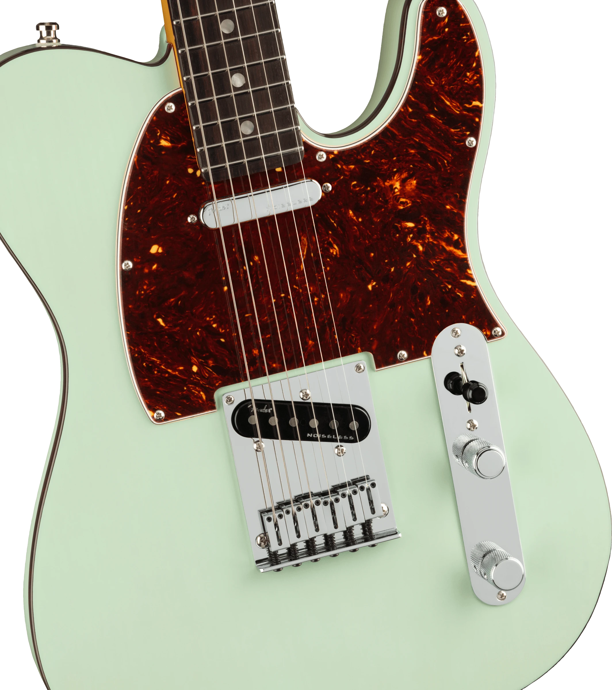 Fender® Ultra Luxe Telecaster®, Rosewood Fingerboard, Transparent Surf Green