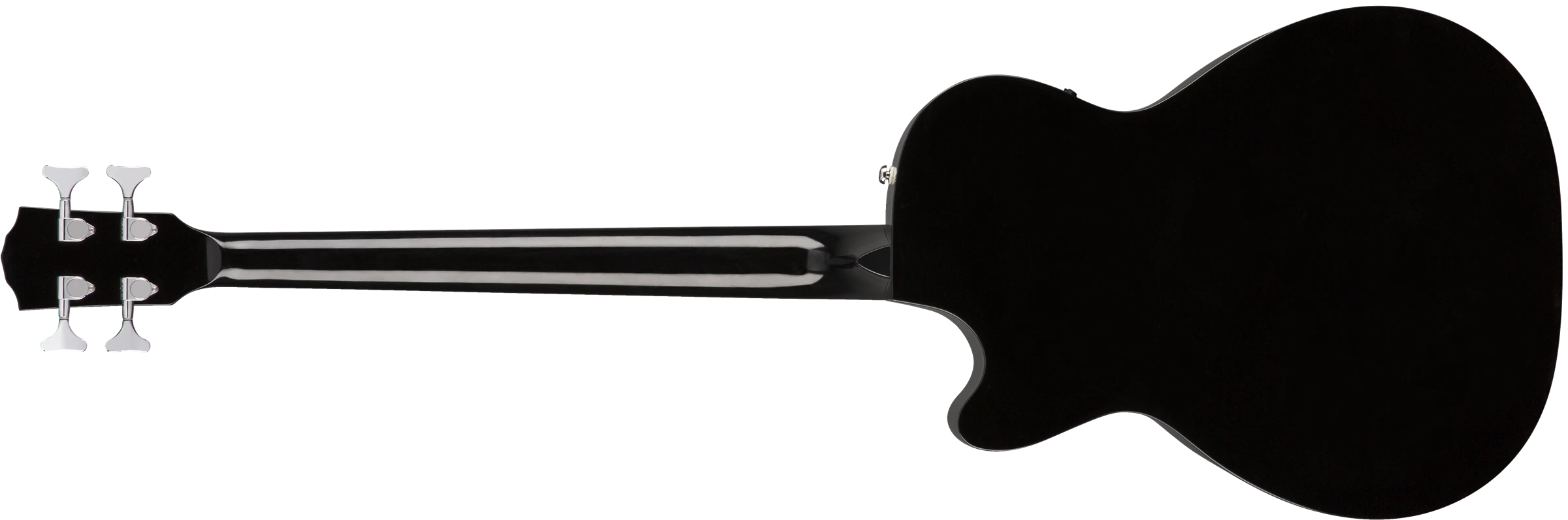 Fender® CB-60SCE Bass, Walnut Fingerboard, Black