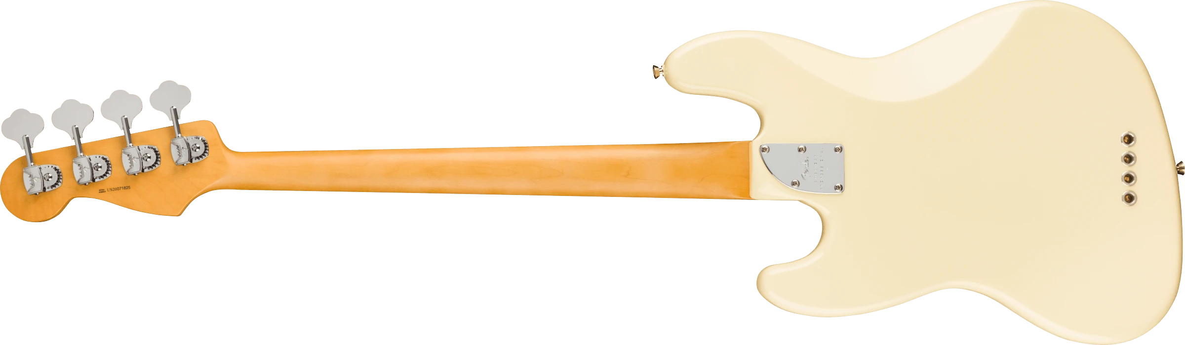 Fender® American Professional II Jazz Bass®, Maple Fingerboard, Olympic White