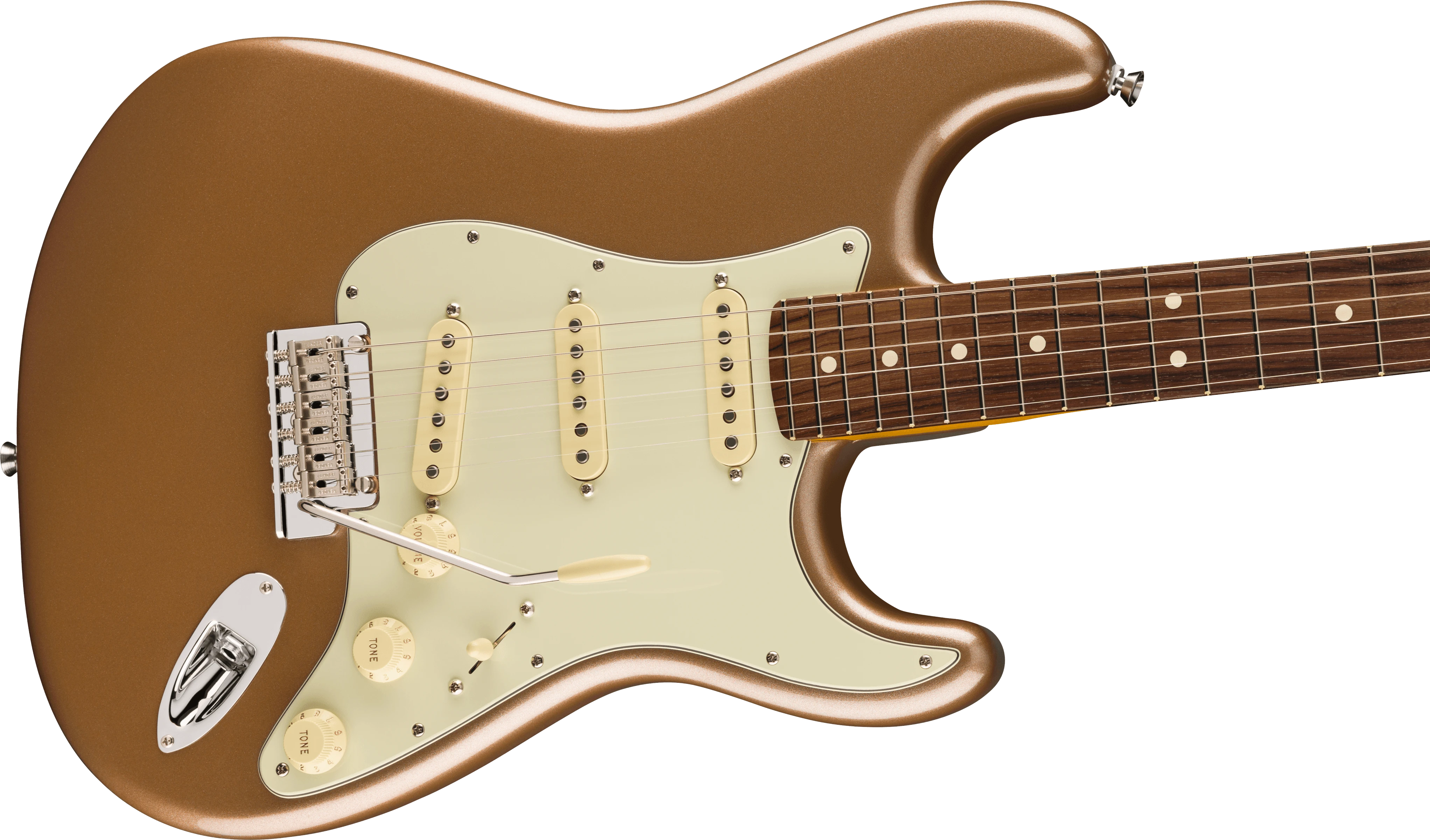 Fender® Limited Edition American Professional II Stratocaster®, Rosewood Fingerboard, Firemist Gold Metallic