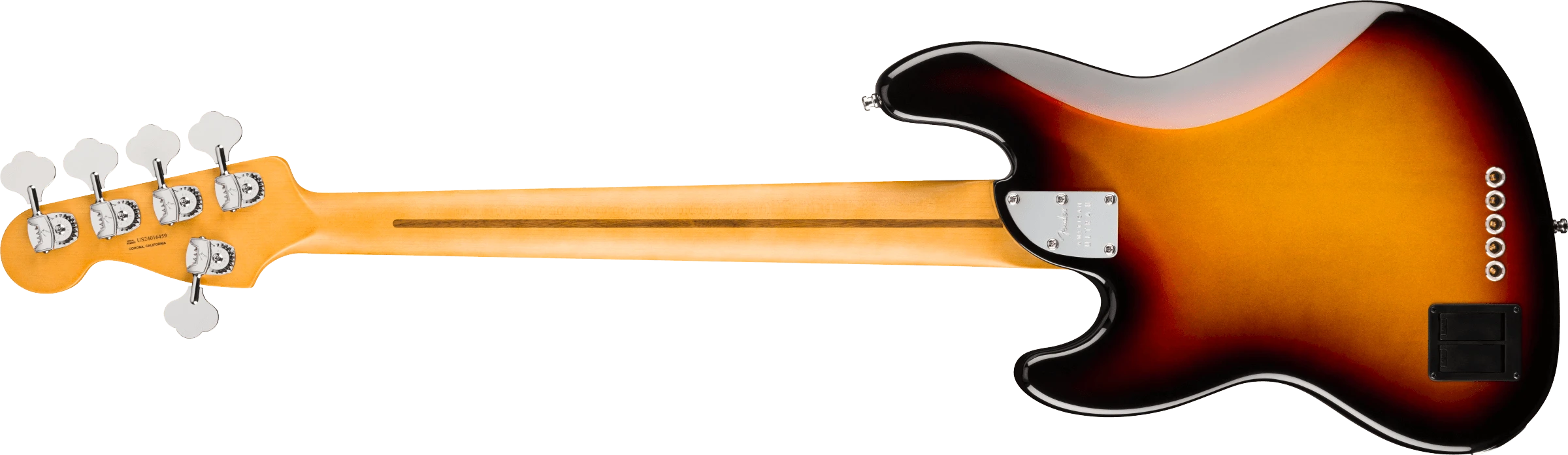 Fender® American Ultra II Jazz Bass® V, Ebony Fingerboard, Ultraburst