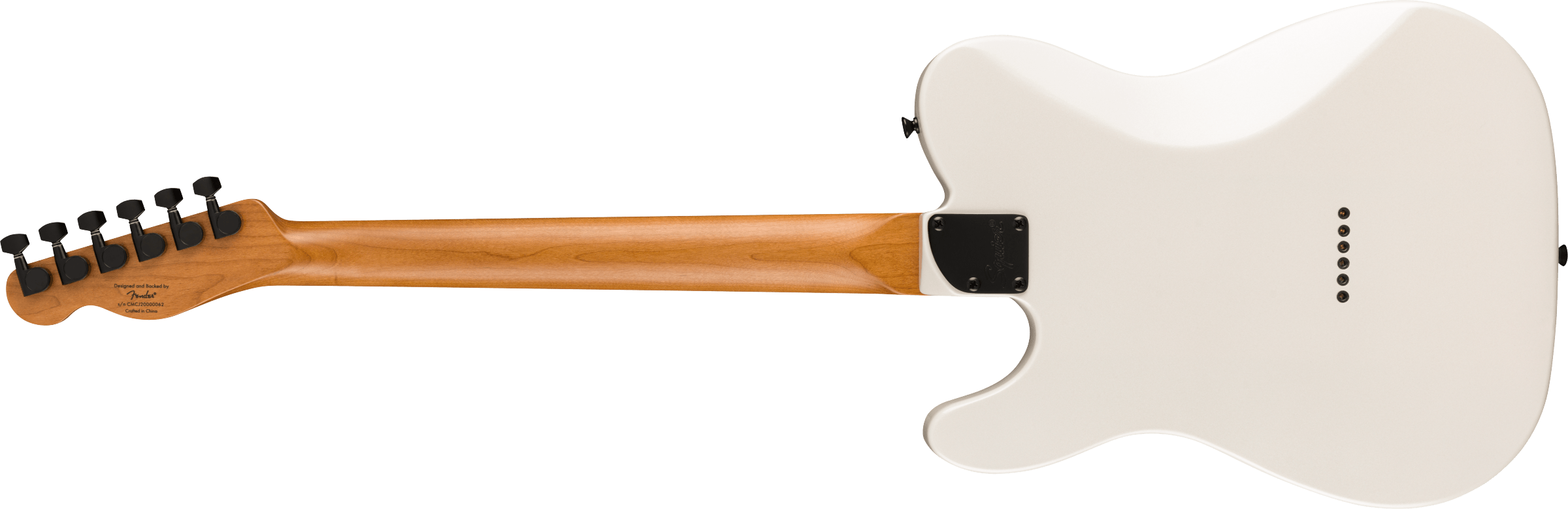 Squier® Contemporary Telecaster® RH, Roasted Maple Fingerboard, Pearl White