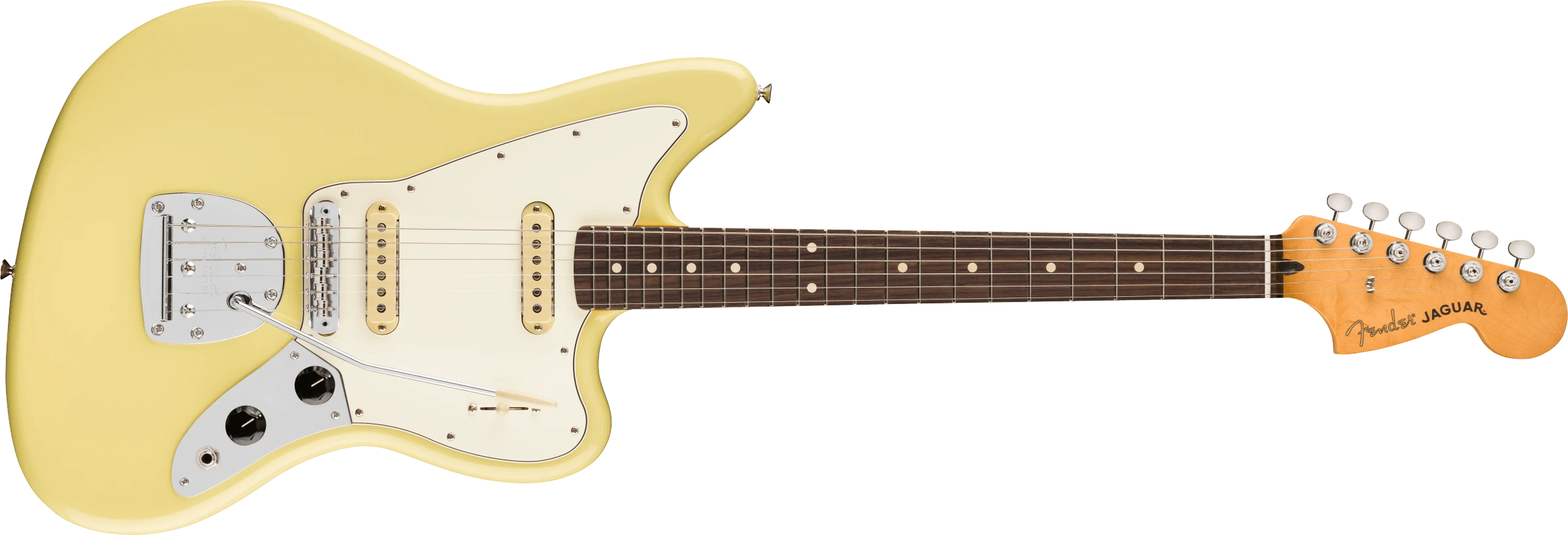 Fender® Player II Jaguar®, Rosewood Fingerboard, Hialeah Yellow