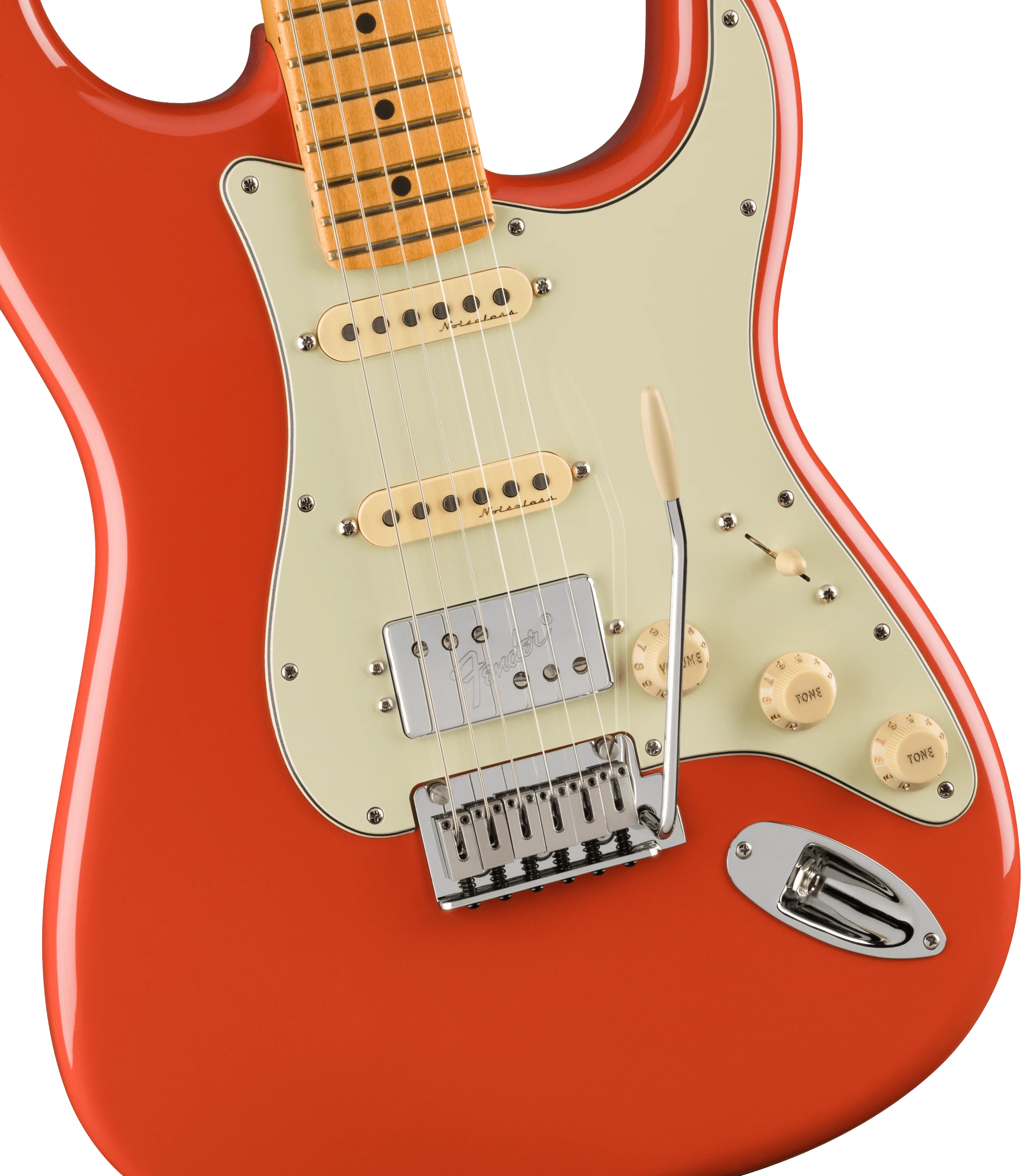 Fender® Player Plus Stratocaster® HSS, Maple Fingerboard, Fiesta Red