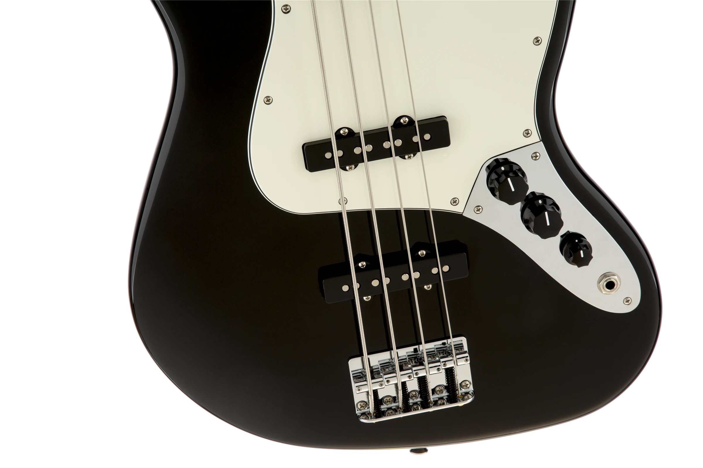 Fender® Standard Jazz Bass®, Maple Fingerboard, Black