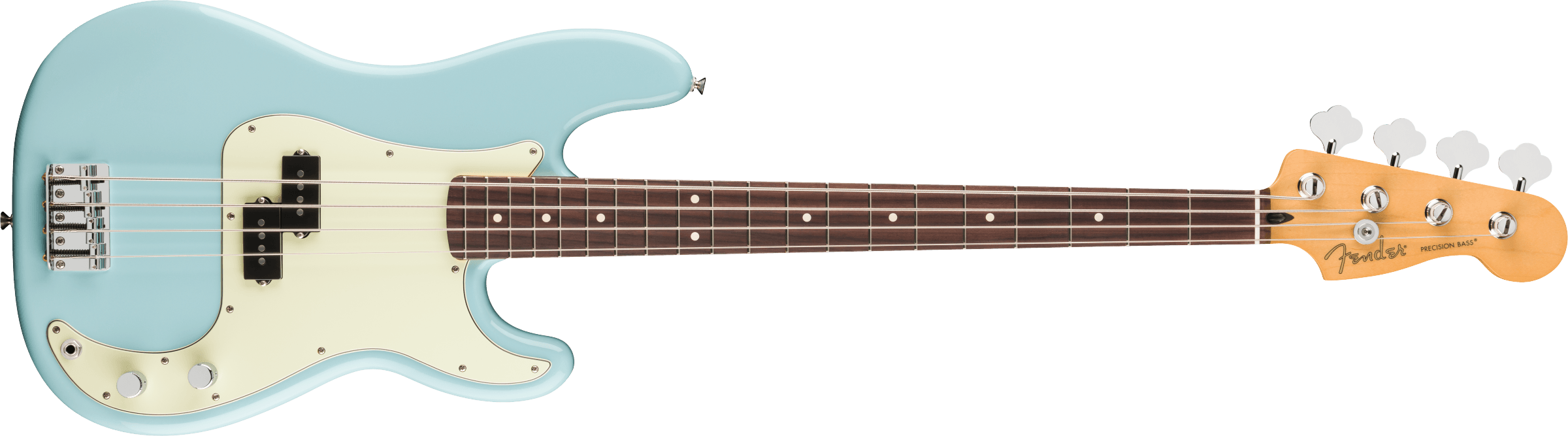 Fender® 75th Anniversary Player II Precision Bass®, Rosewood Fingerboard, Daphne Blue