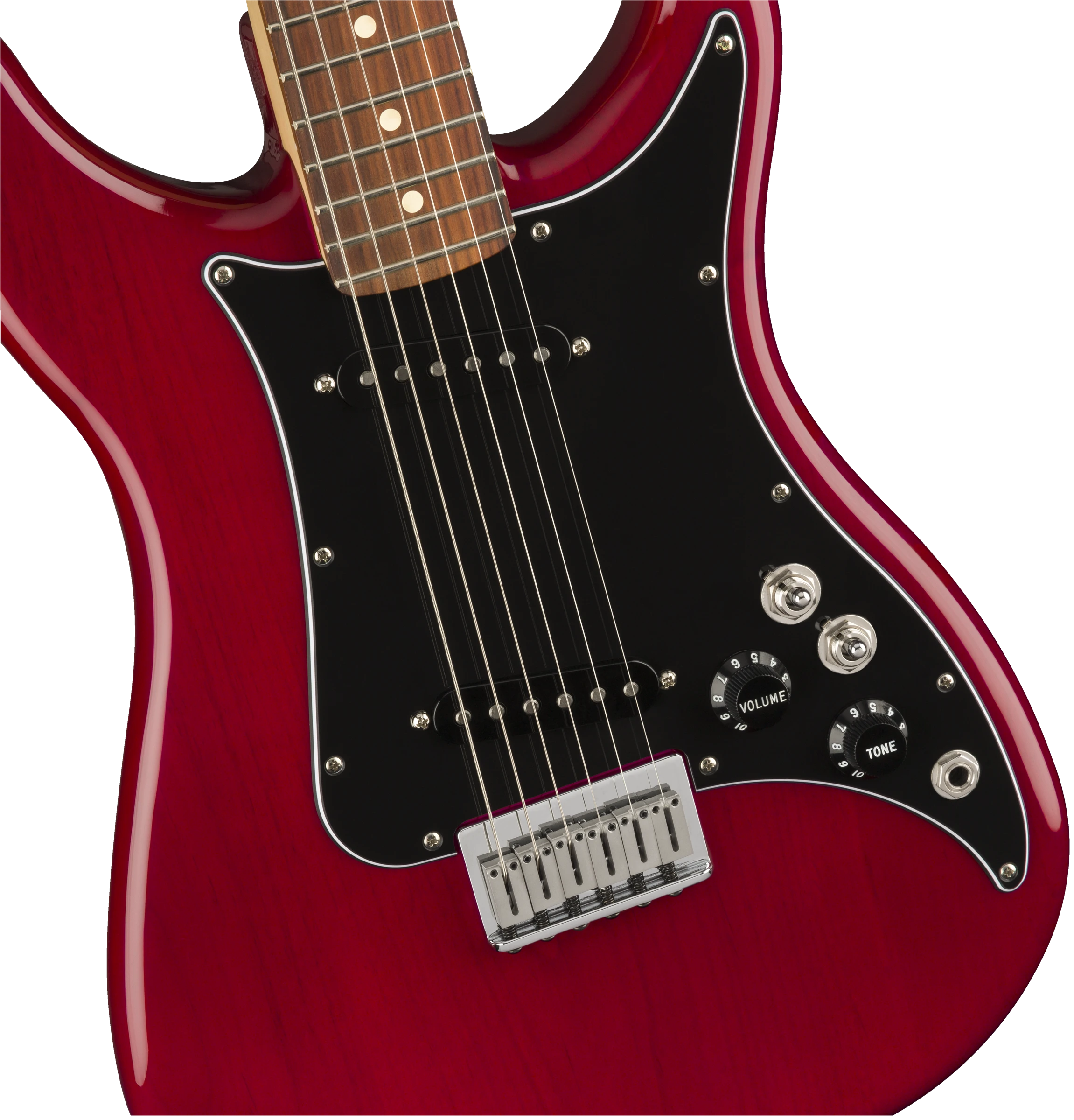 Fender® Player Lead II, Pau Ferro Fingerboard, Crimson Red Transparent