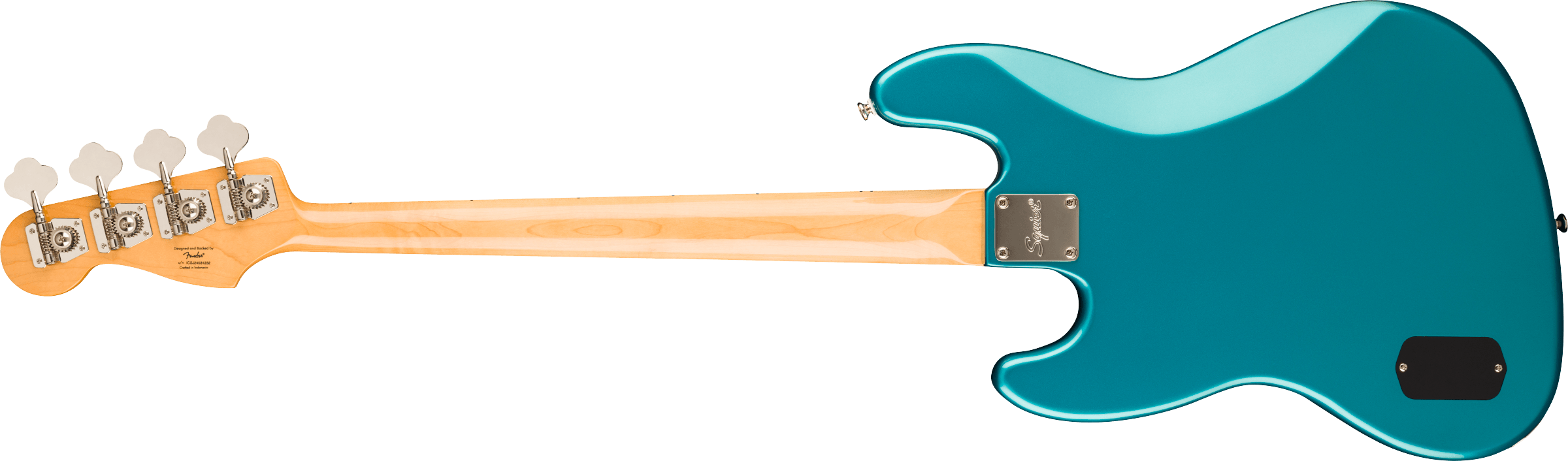 Squier® Classic Vibe™ Active '70s Jazz Bass®, Maple Fingerboard, Parchment Pickguard, Ocean Turquoise