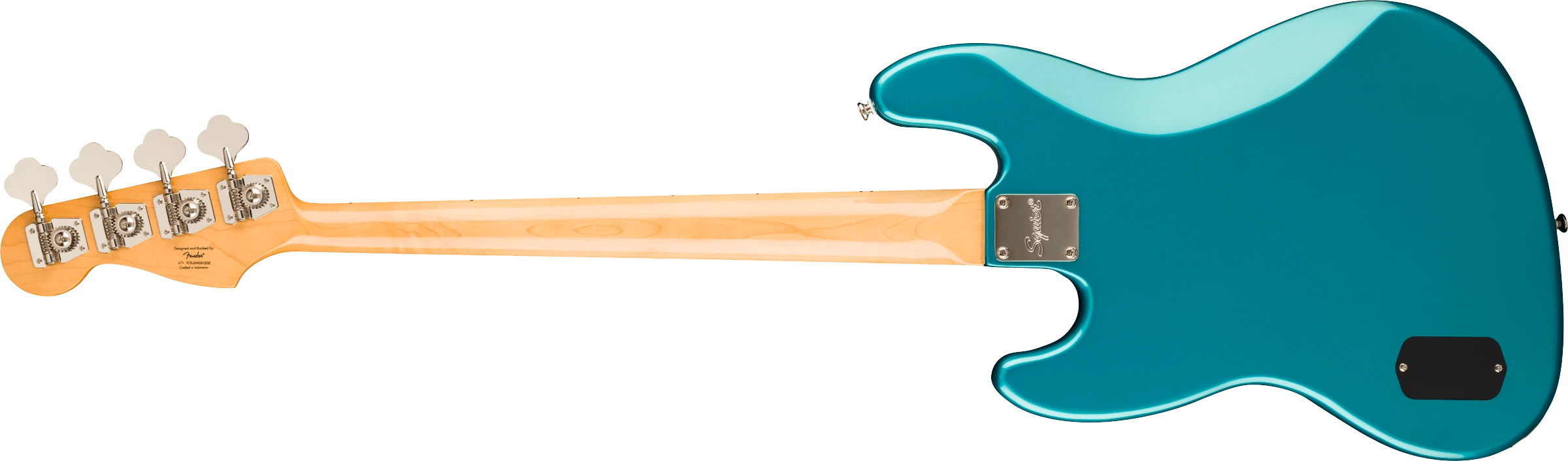 Squier® Classic Vibe™ Active '70s Jazz Bass®, Maple Fingerboard, Parchment Pickguard, Ocean Turquoise