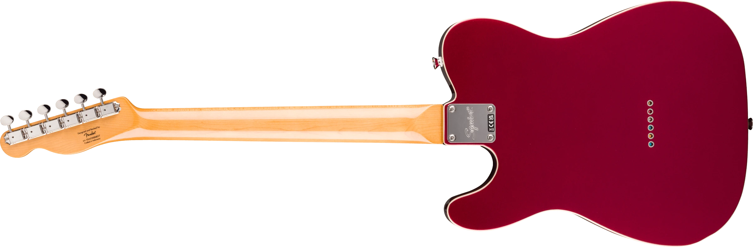 Squier® Classic Vibe™ Custom Esquire®, Laurel Fingerboard, Parchment Pickguard, Candy Apple Red
