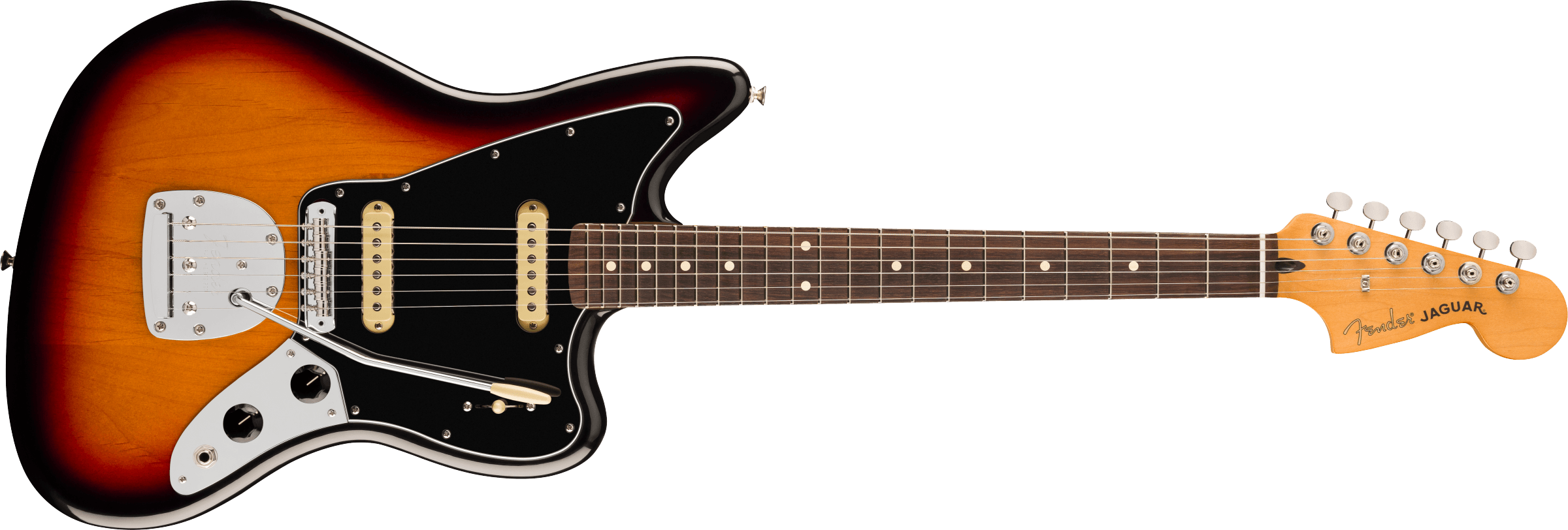 Fender® Player II Jaguar®, Rosewood Fingerboard, 3 Color Sunburst