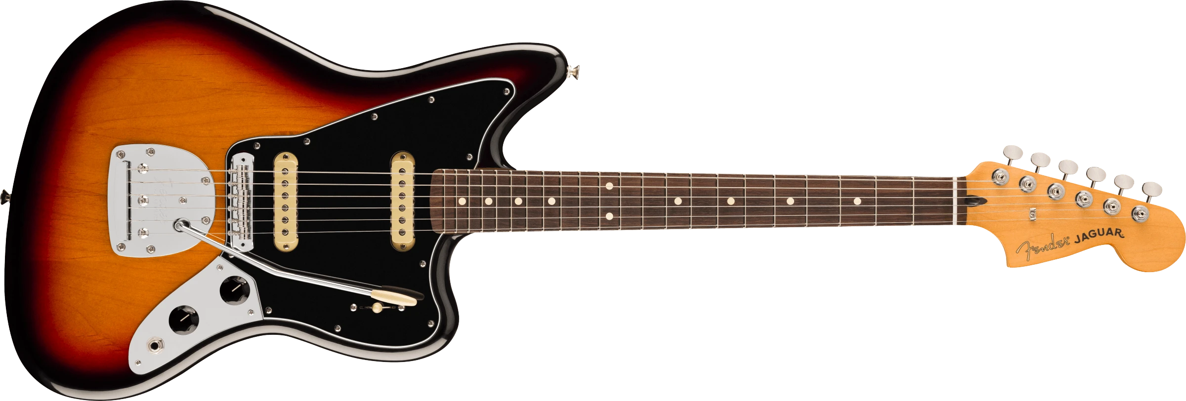 Fender® Player II Jaguar®, Rosewood Fingerboard, 3 Color Sunburst