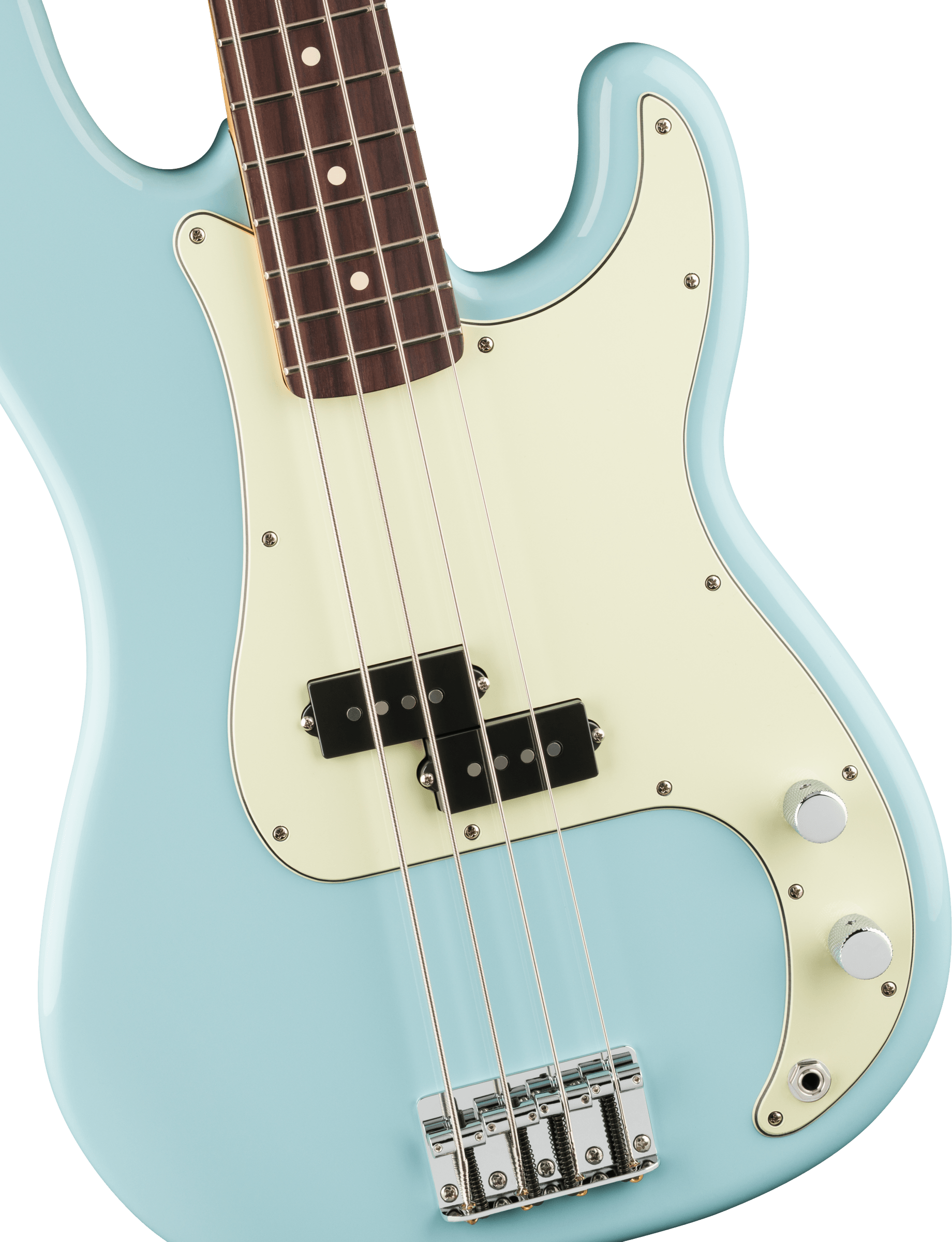 Fender® 75th Anniversary Player II Precision Bass®, Rosewood Fingerboard, Daphne Blue