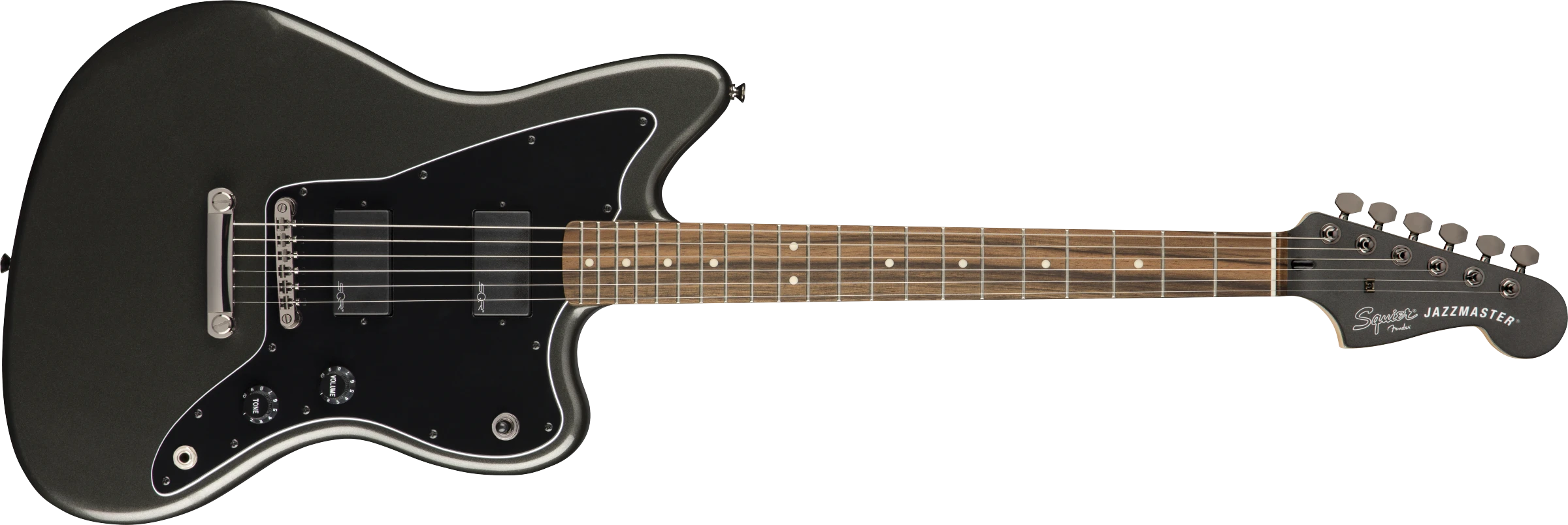 Squier® Contemporary Active Jazzmaster® HH ST, Laurel Fingerboard, Graphite Metallic