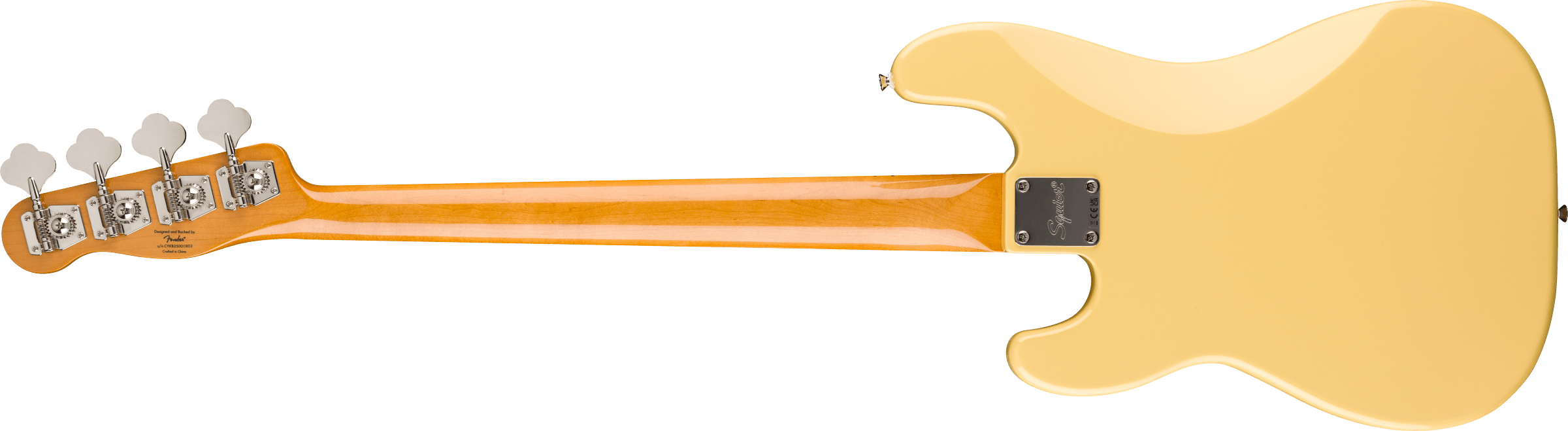 Squier® Classic Vibe™ Telecaster® Bass, Maple Fingerboard, Parchment Pickguard, Vintage White